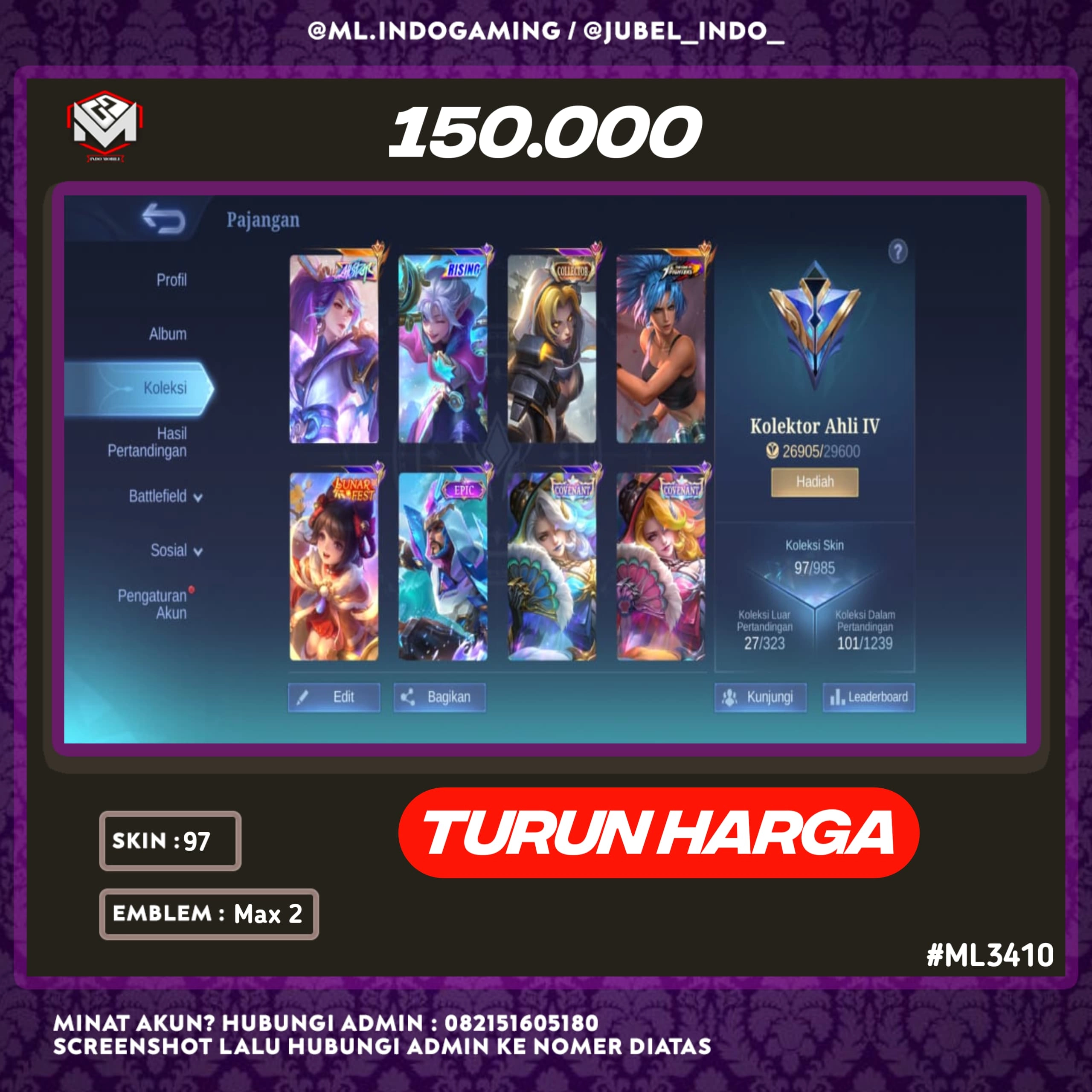 STOK ML #ML3410