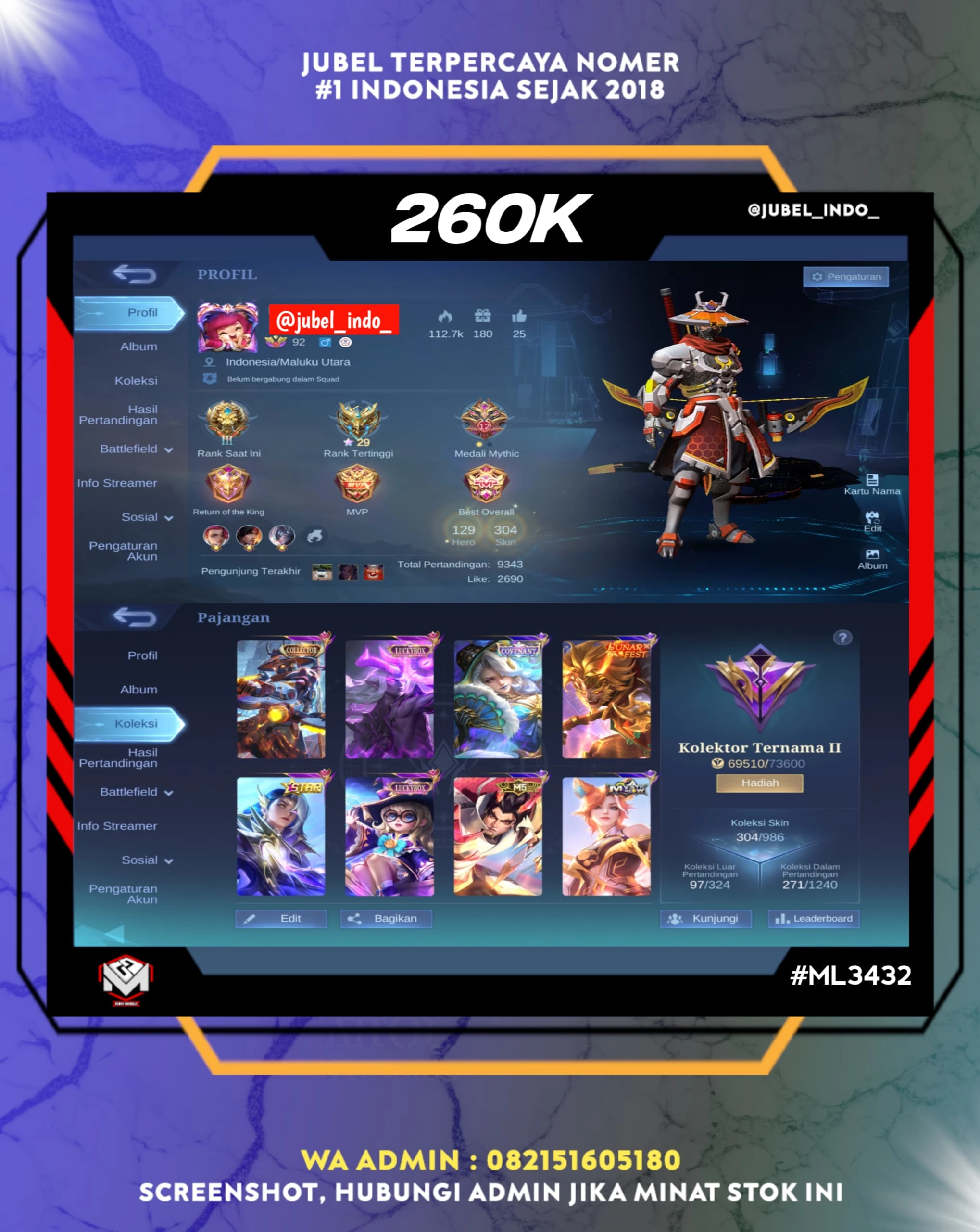 STOK ML #ML3432