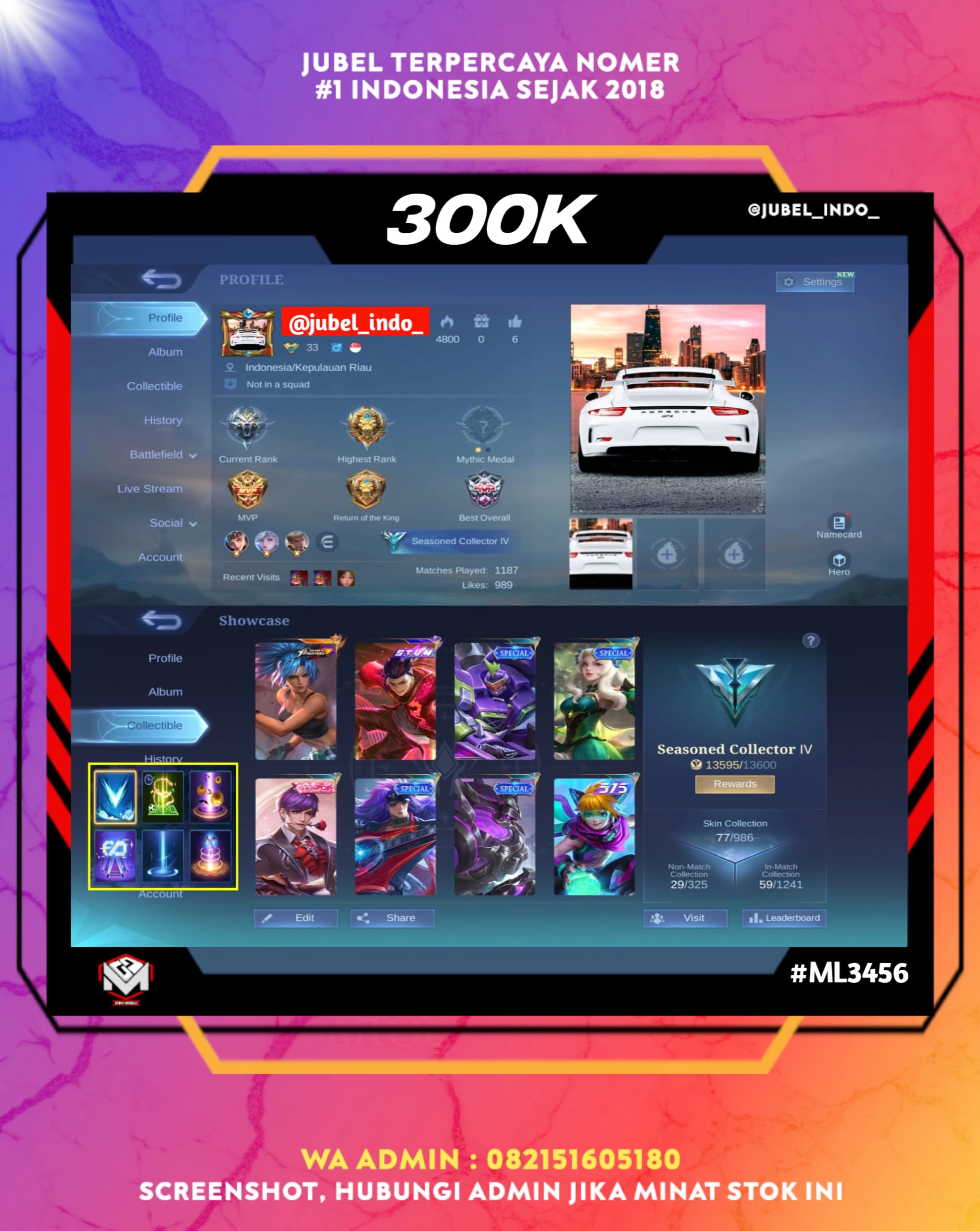 STOK ML #ML3456