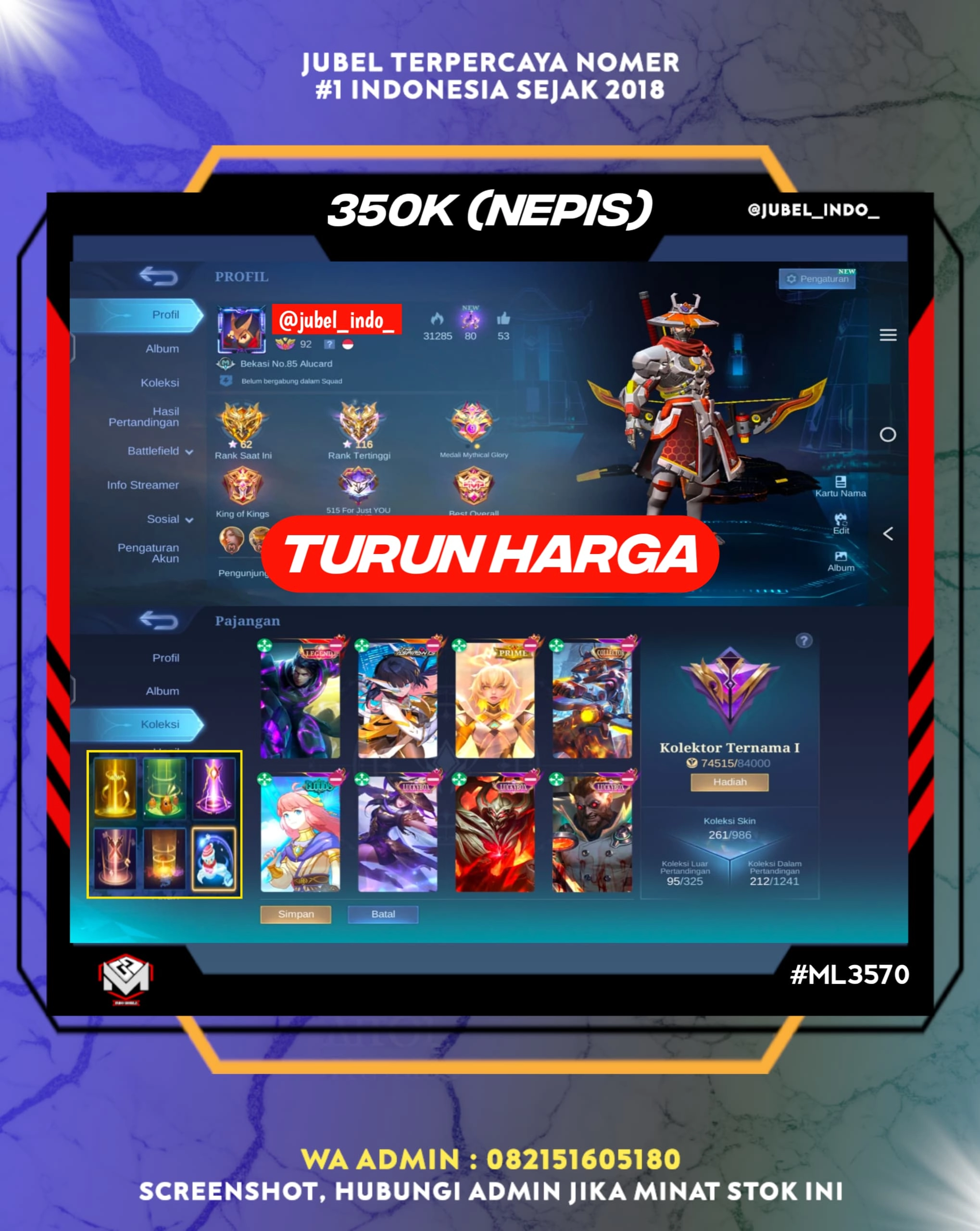 STOK ML #ML3570