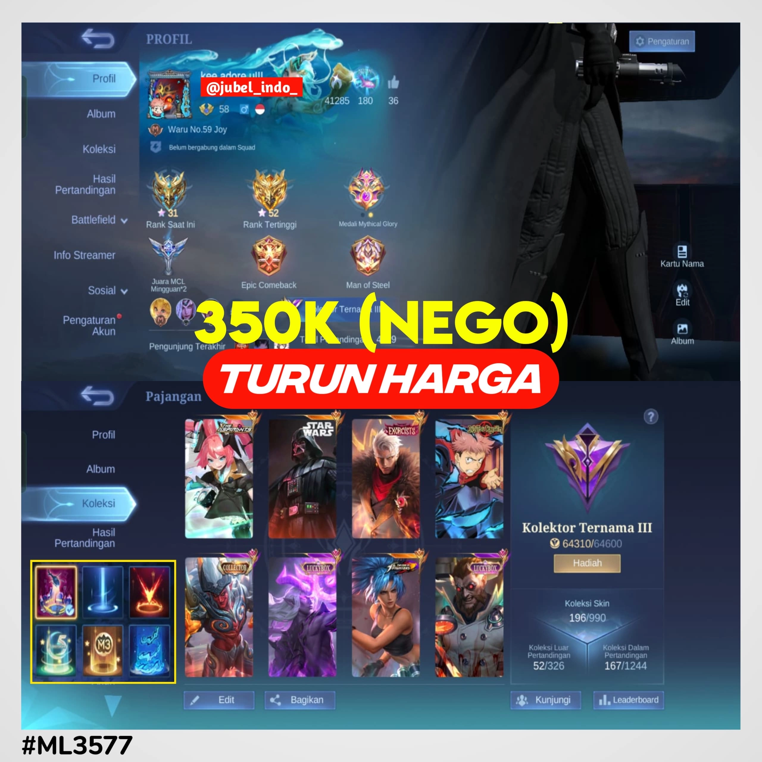 STOK ML #ML3577