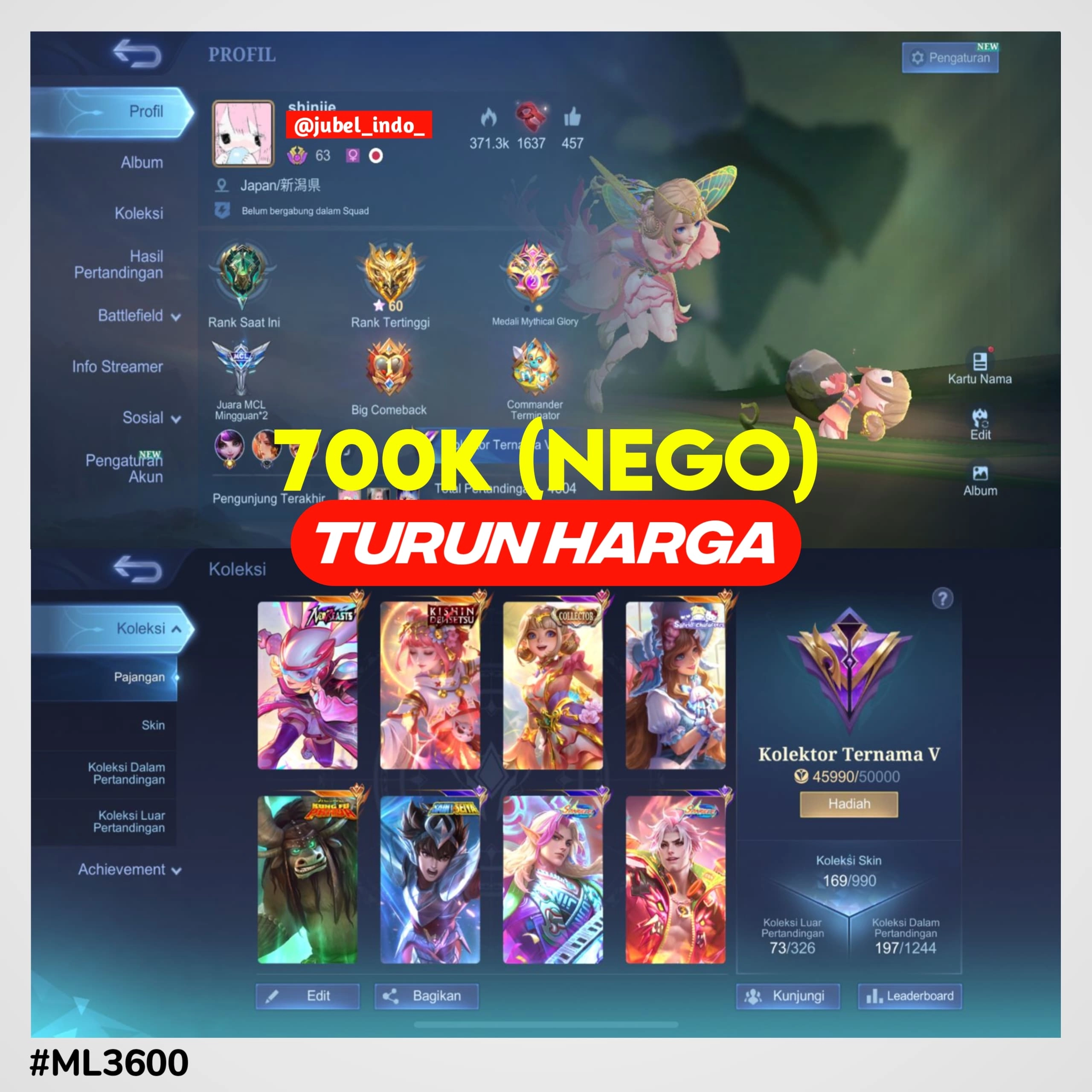 STOK ML #ML3600
