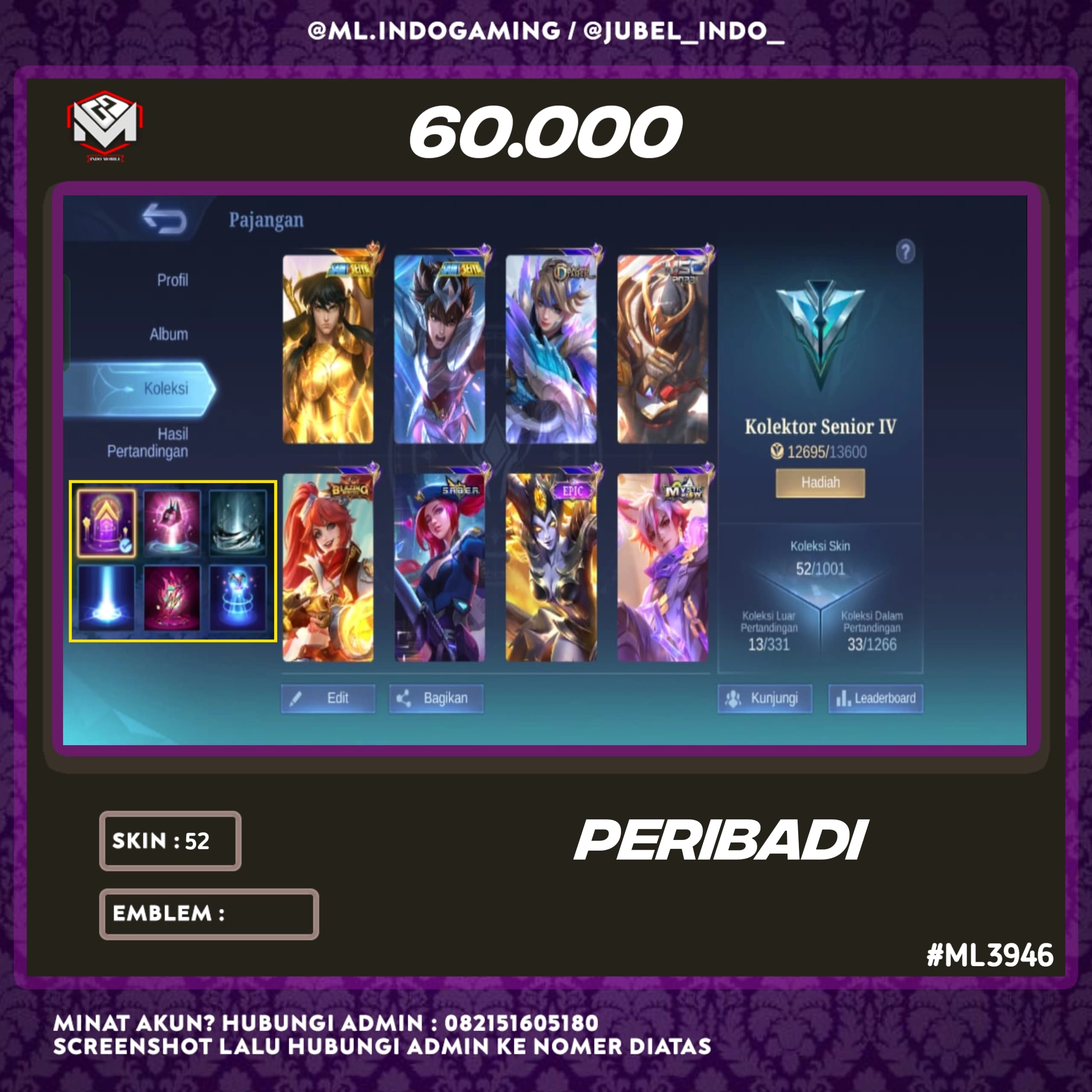 STOK ML #ML3946