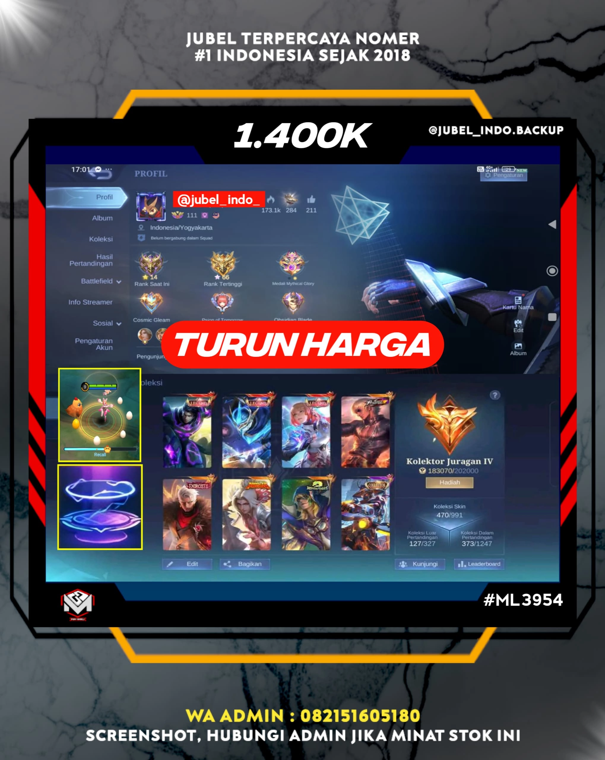 STOK ML #ML3954