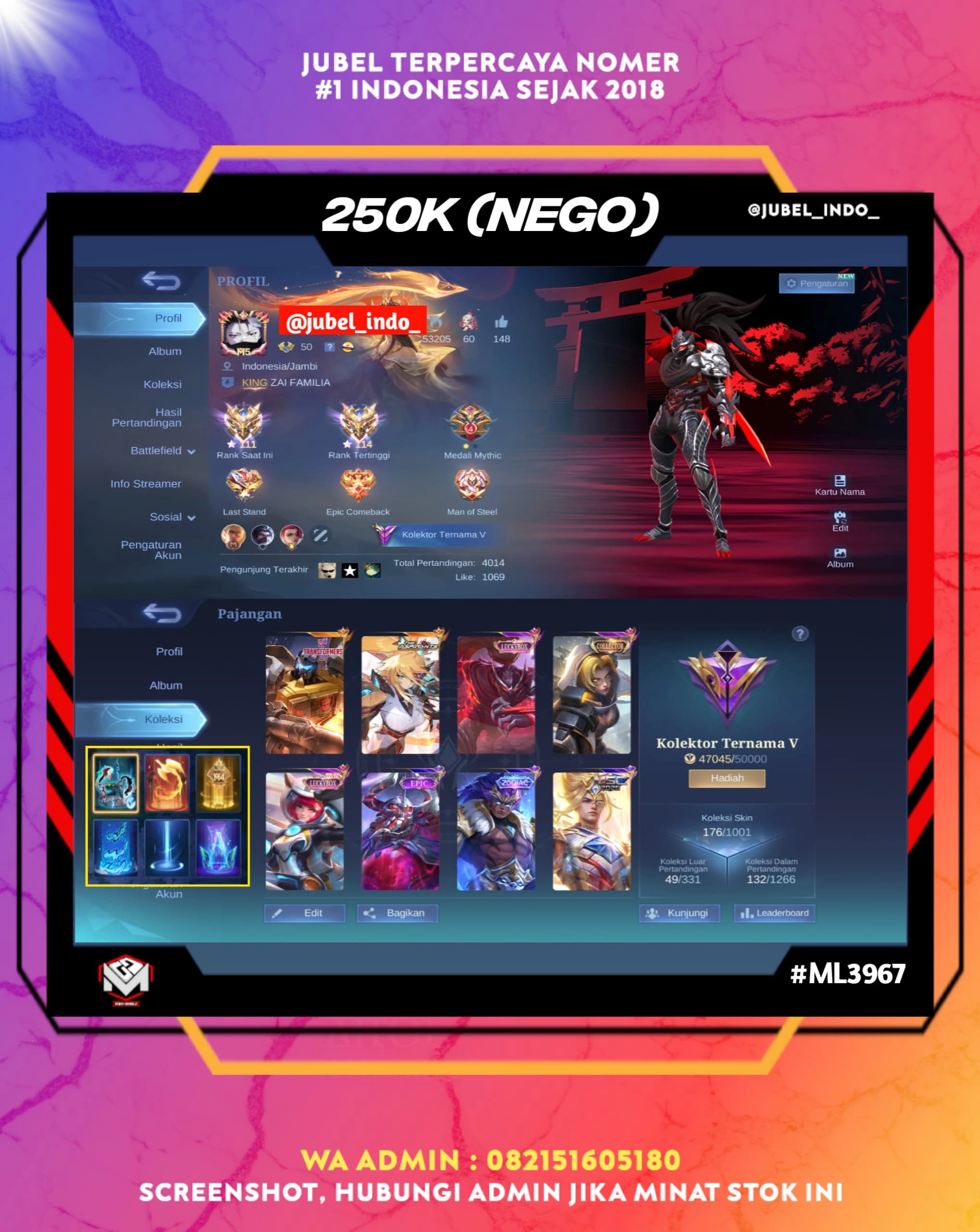 STOK ML #ML3967