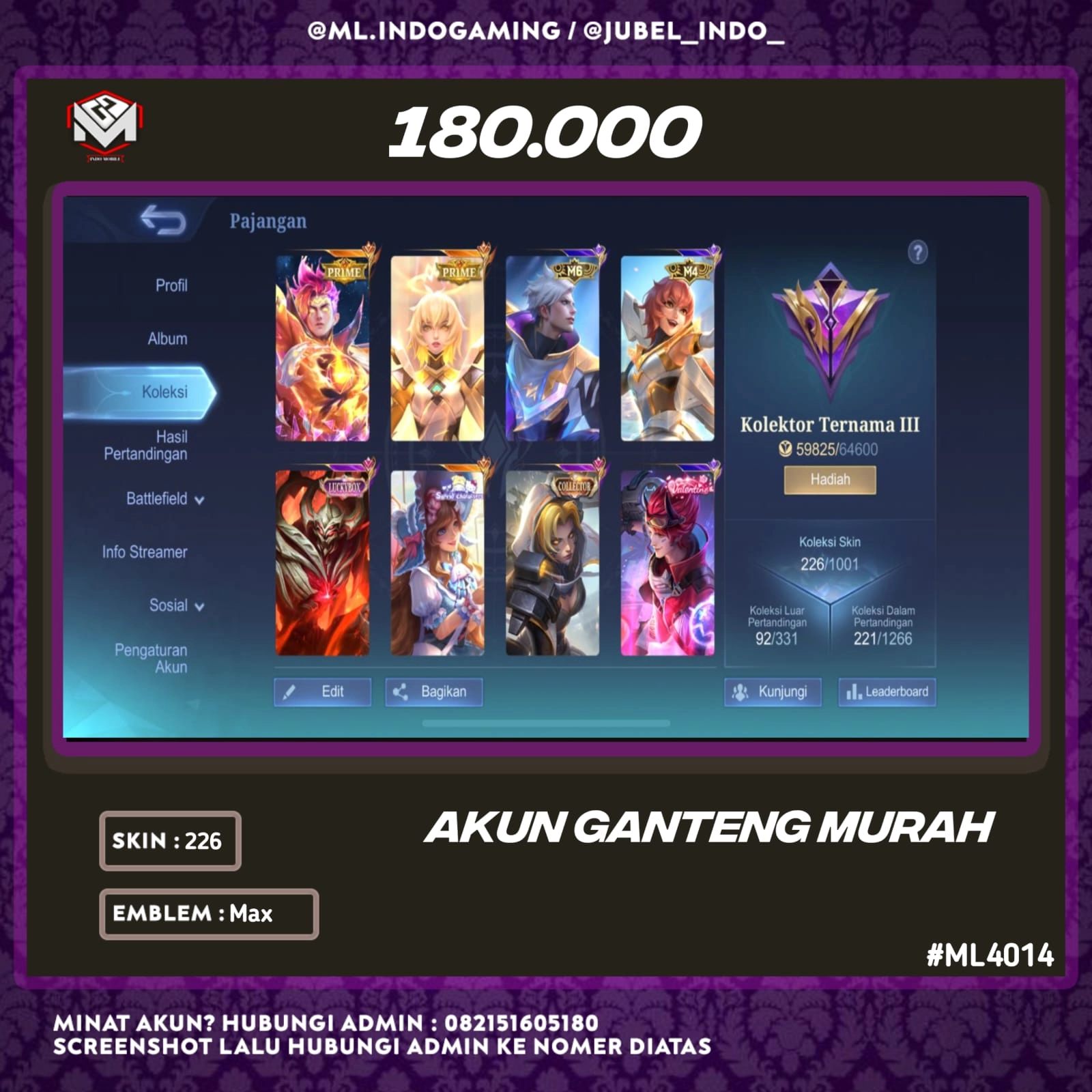 STOK ML #ML4014