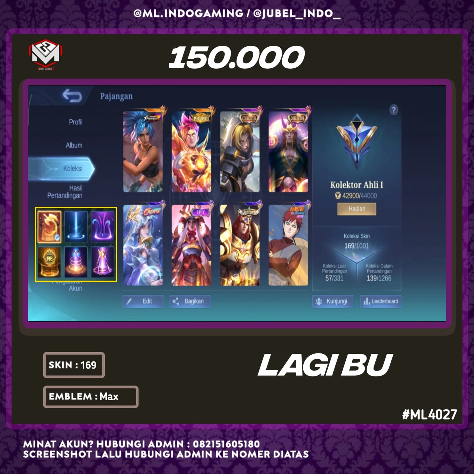 STOK ML #ML4027