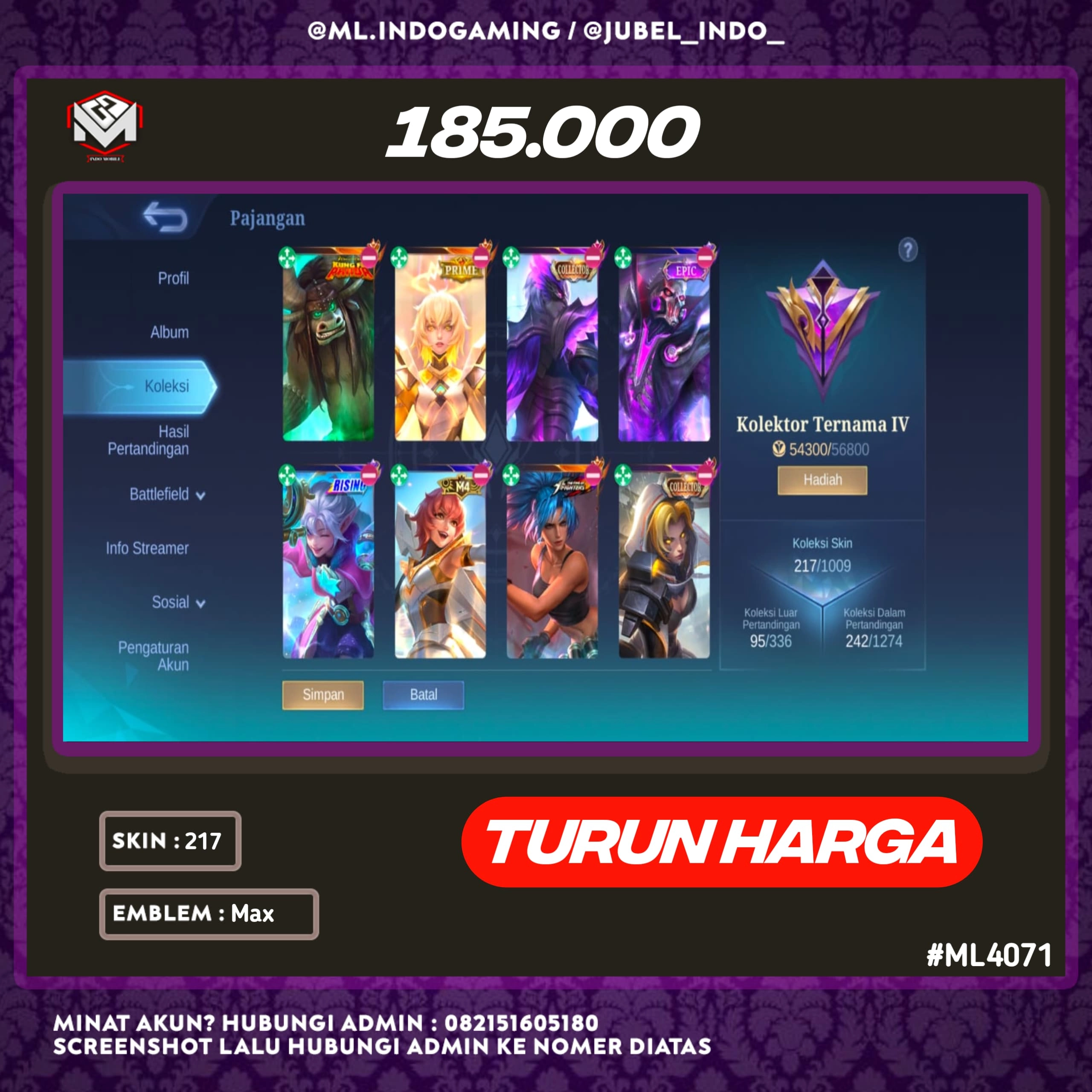 STOK ML #ML4071