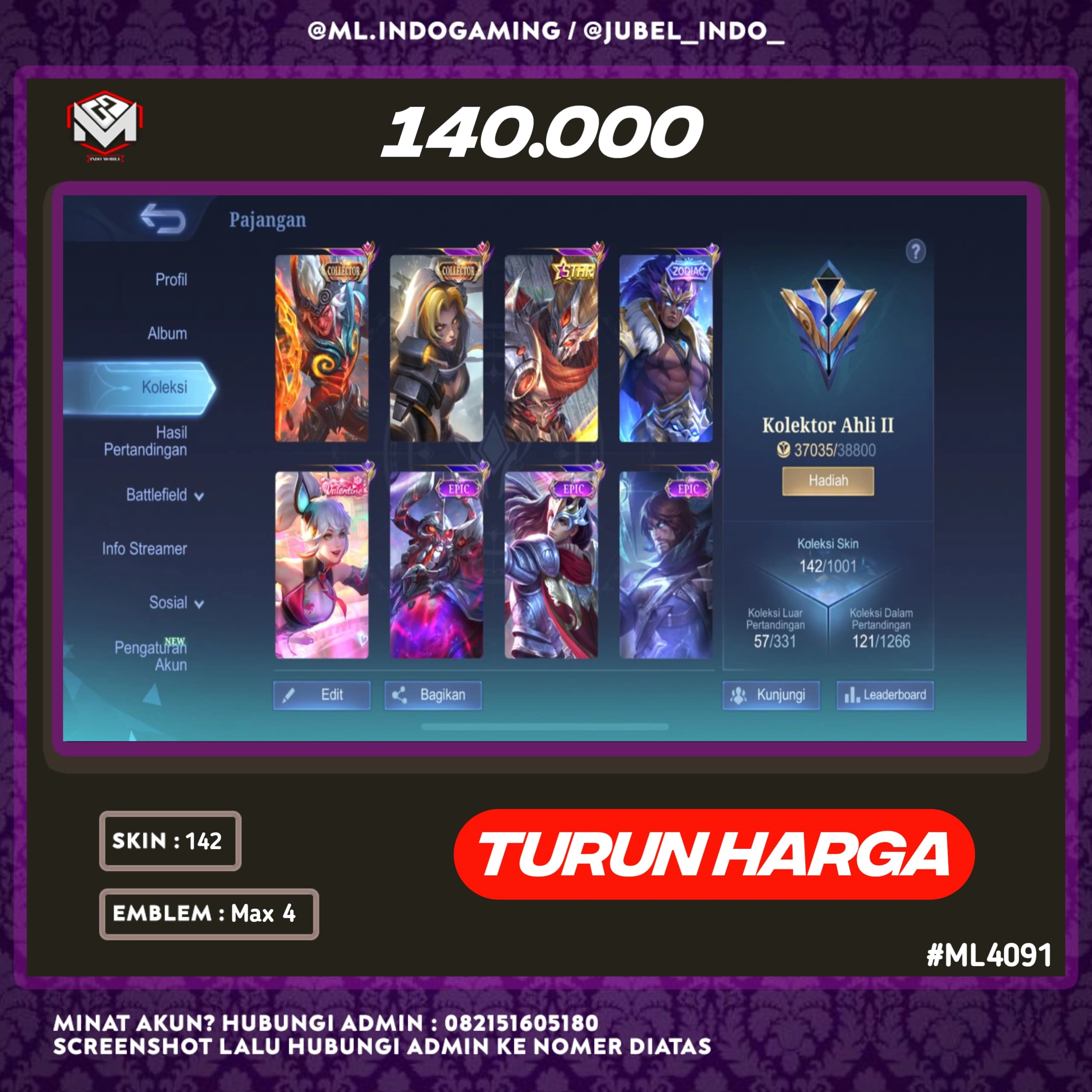 STOK ML #ML4091