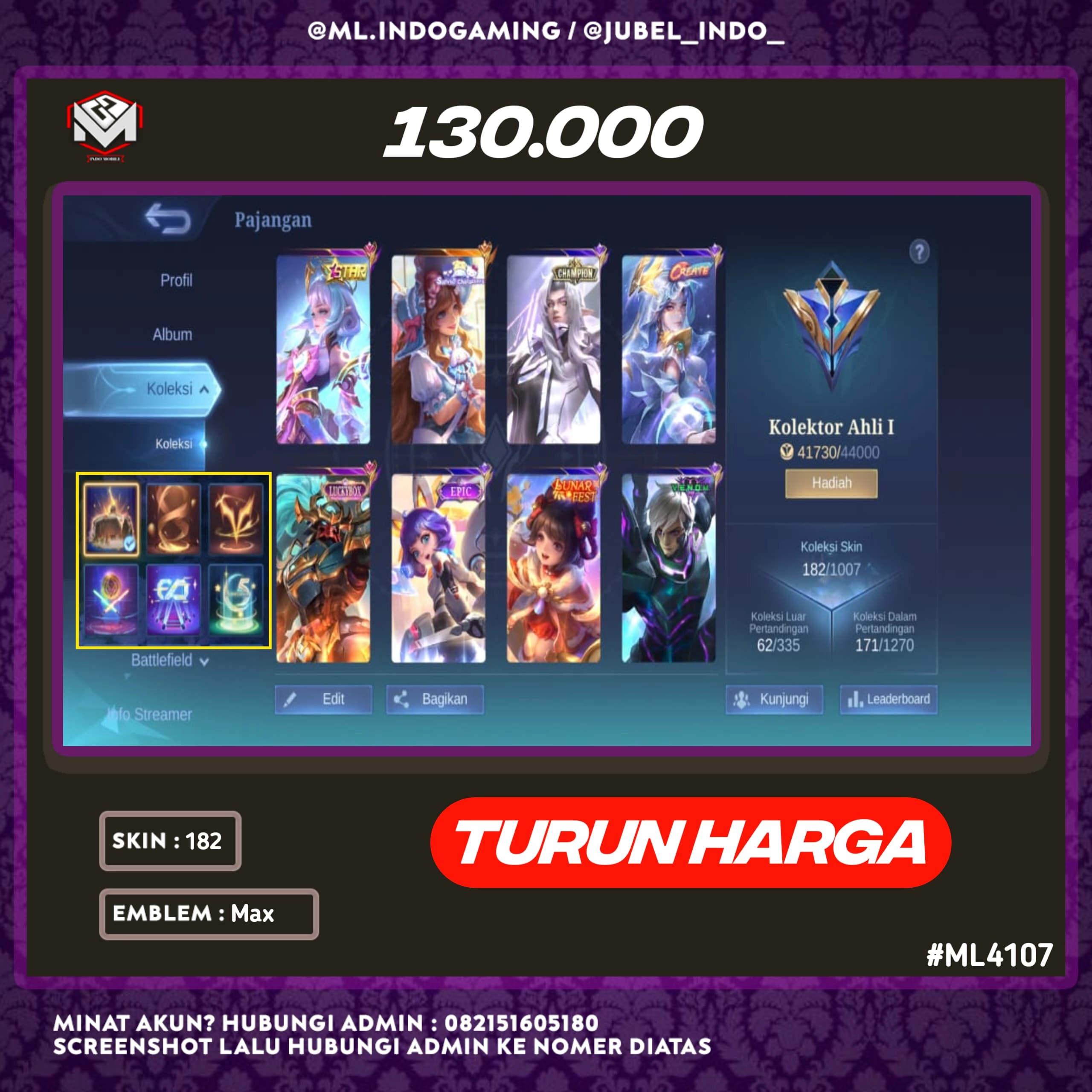 STOK ML #ML4107
