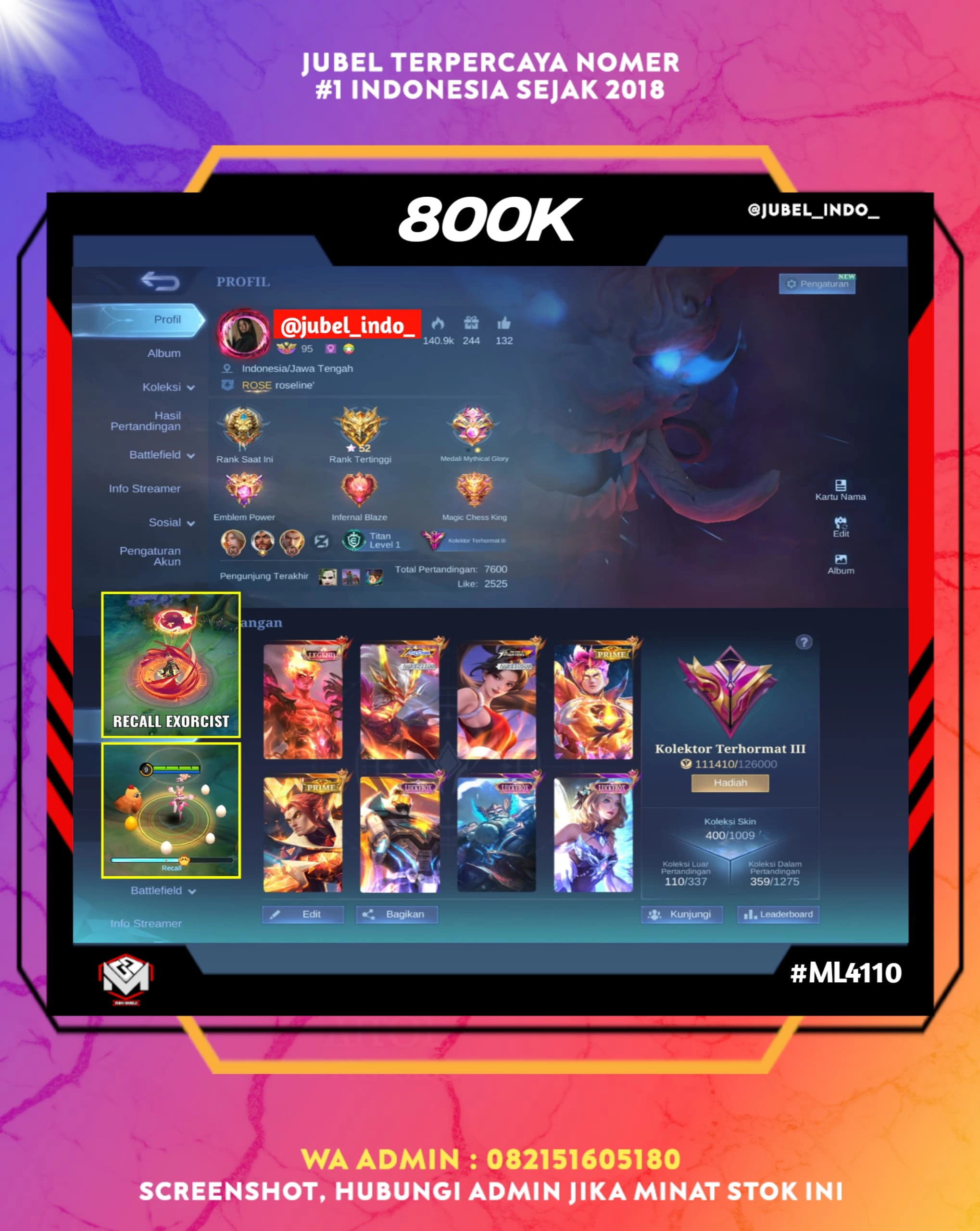 STOK ML #ML4110