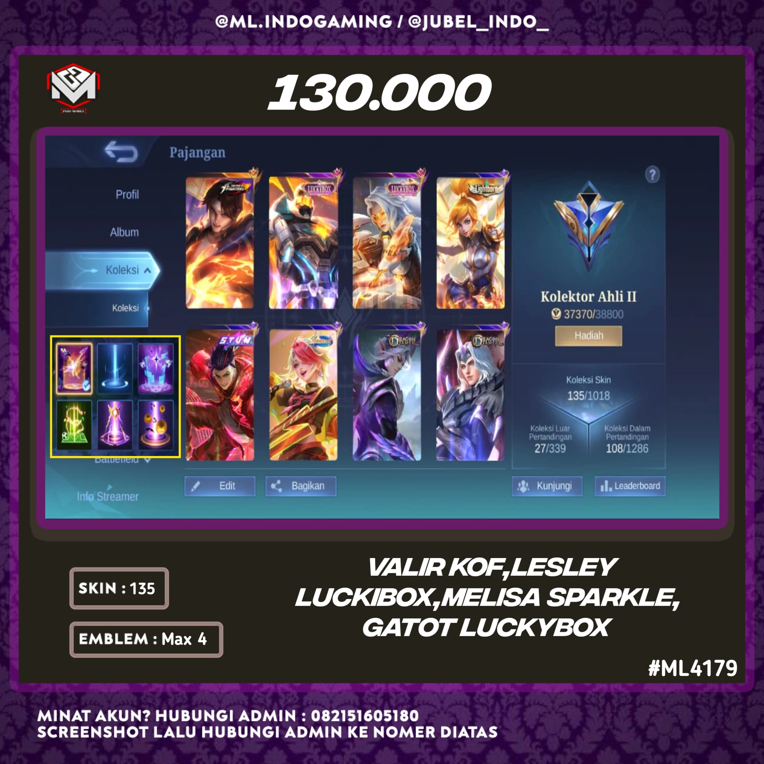 STOK ML #ML4179