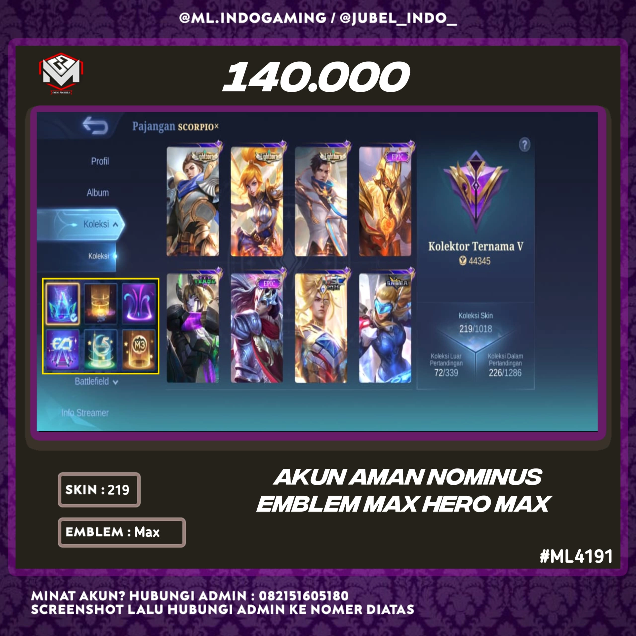 STOK ML #ML4191