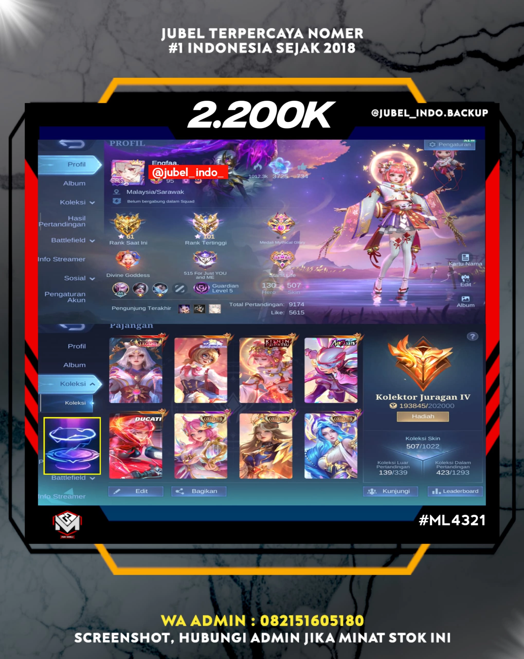 STOK ML #ML4321