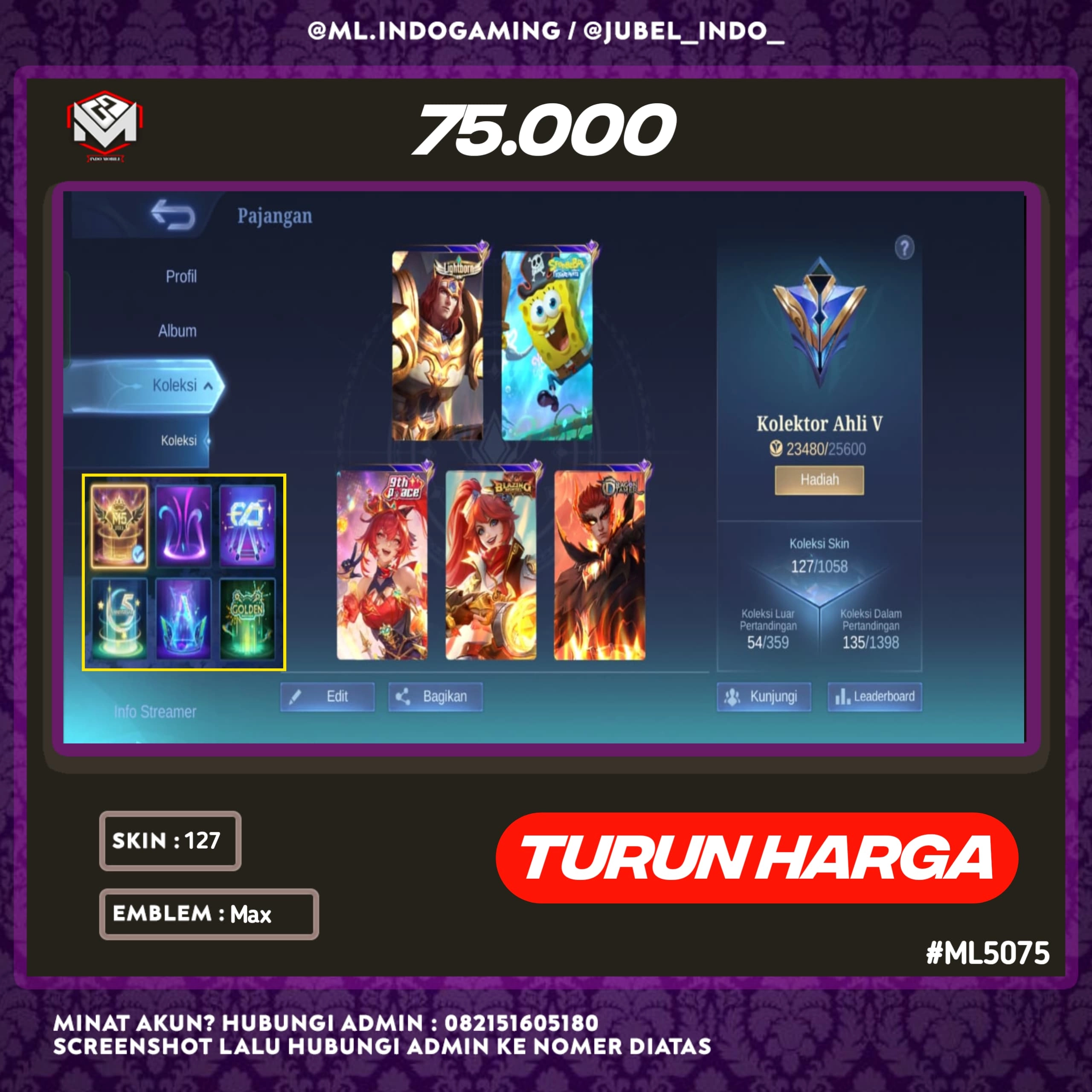 STOK ML #ML5075