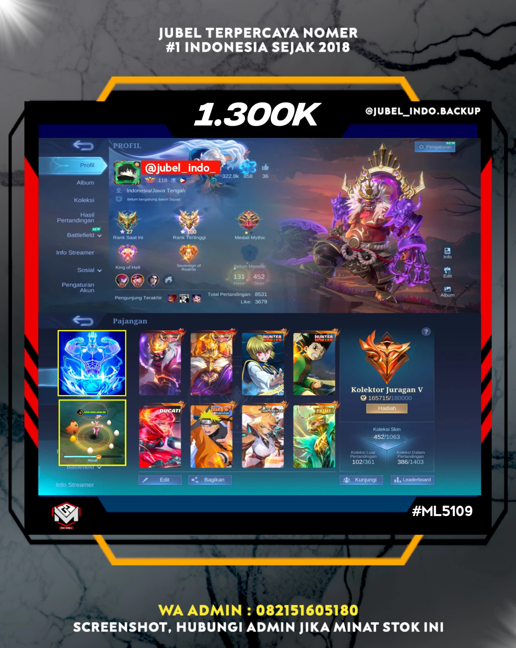 STOK ML #ML5109