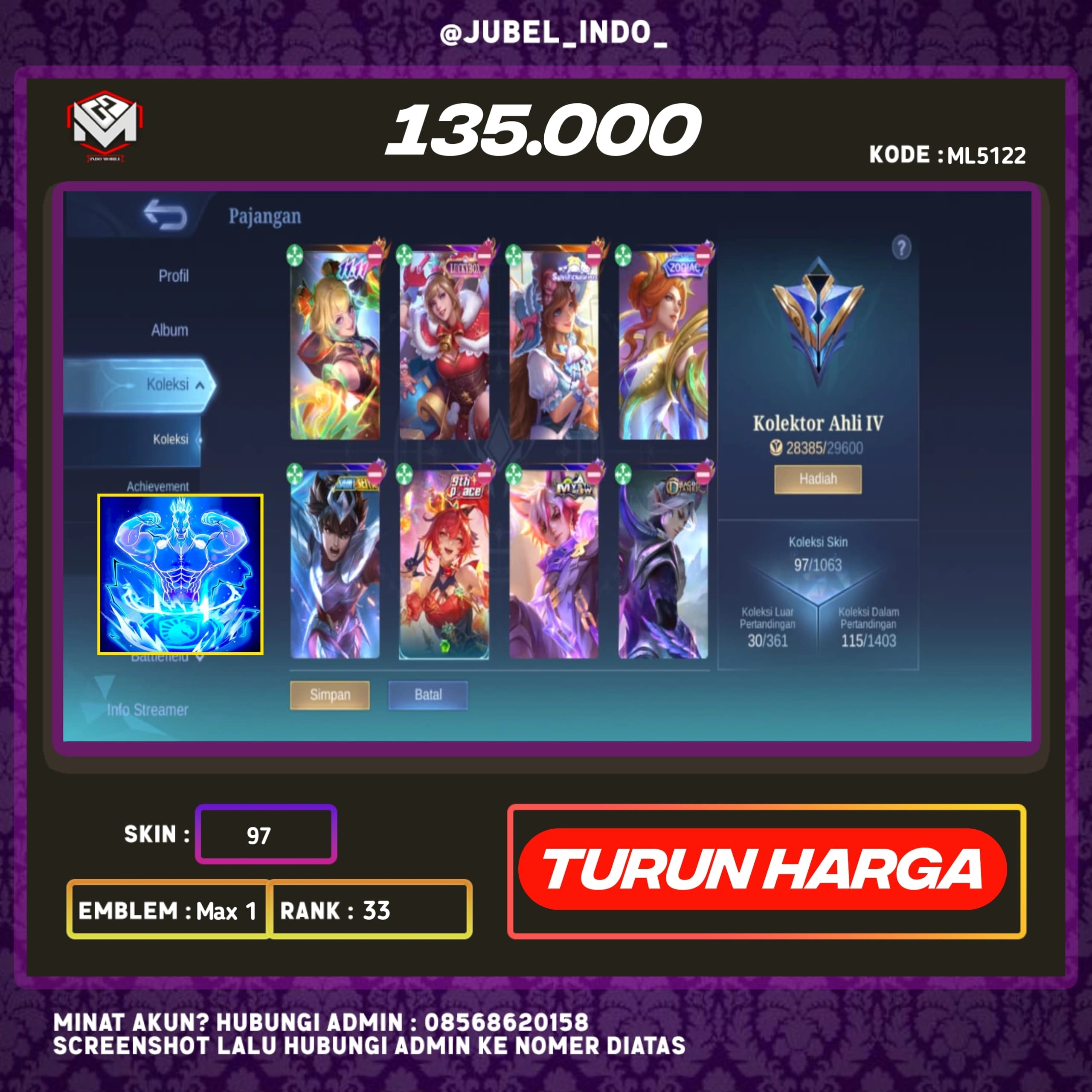 STOK ML #ML5122