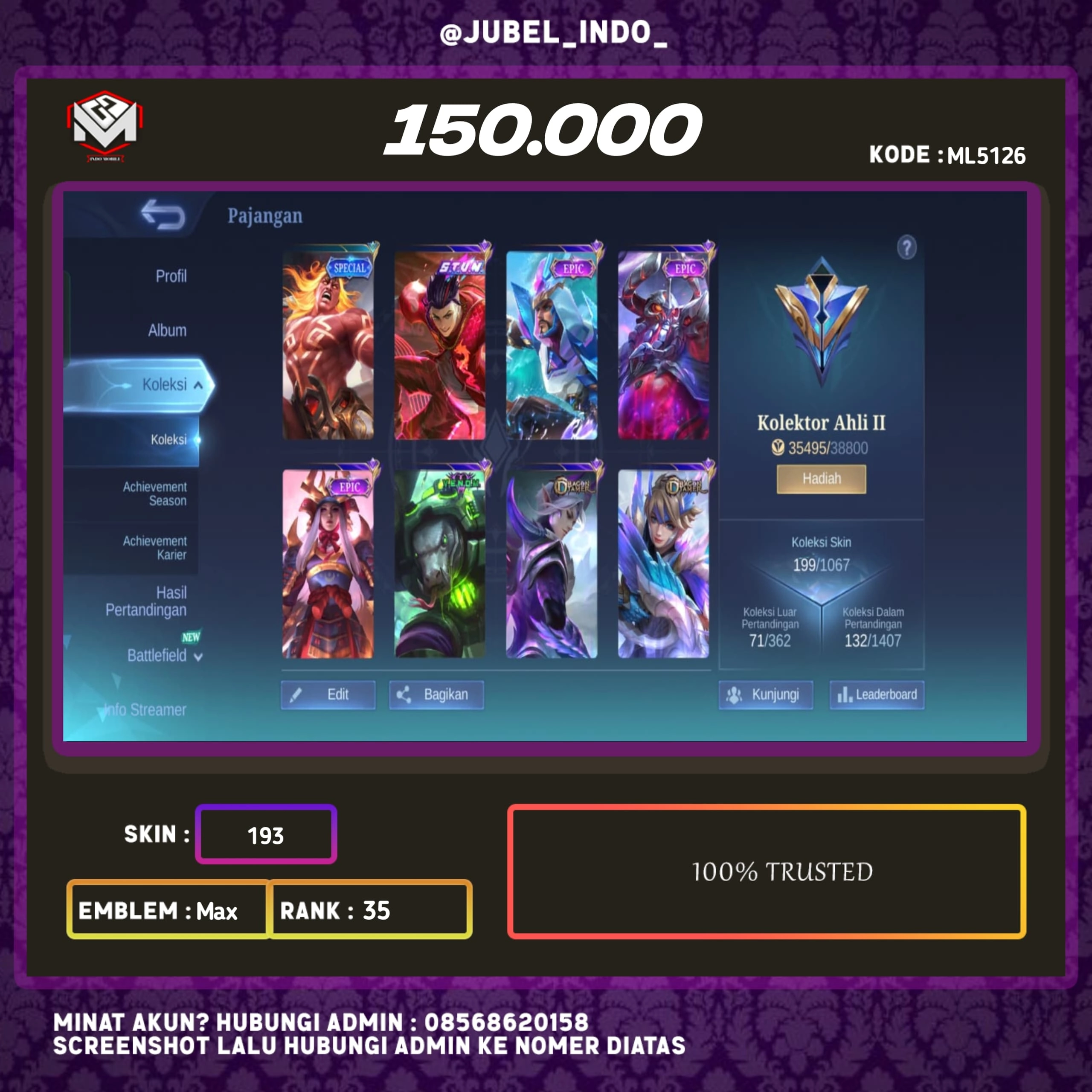 STOK ML #ML5126