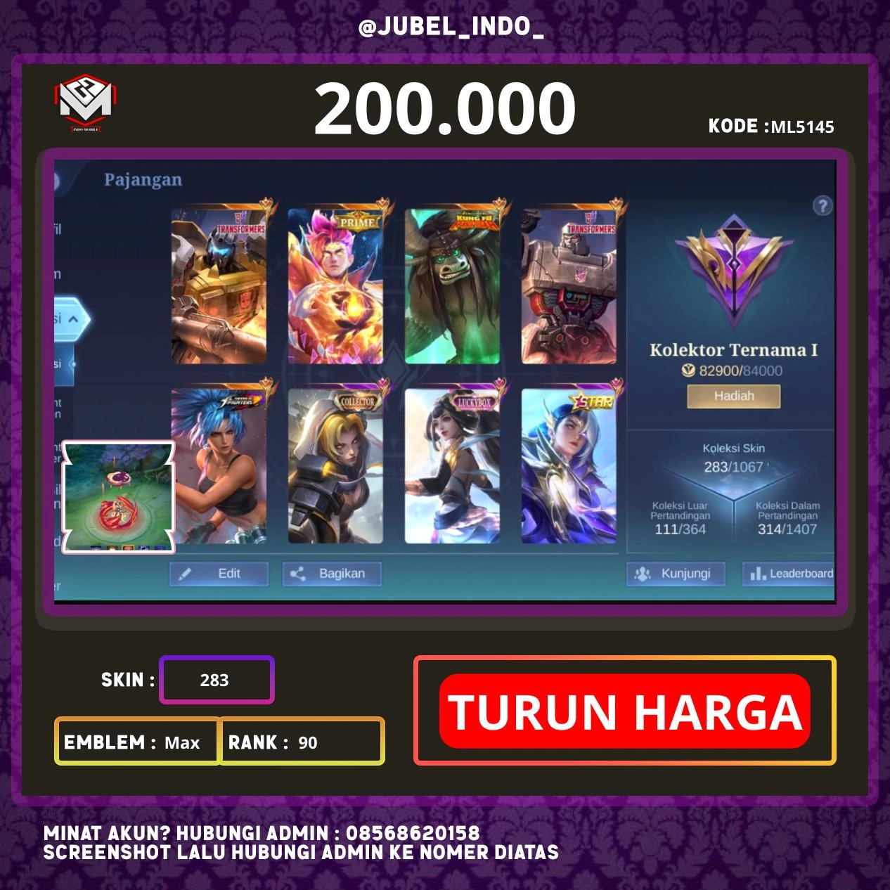 STOK ML #ML5145