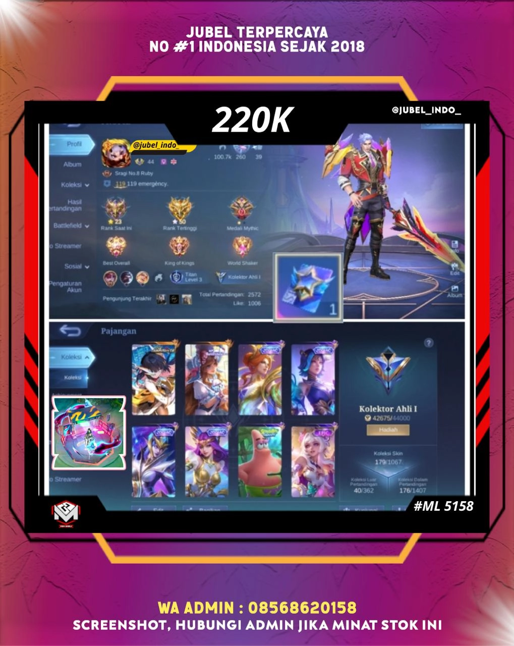 STOK ML #ML5158