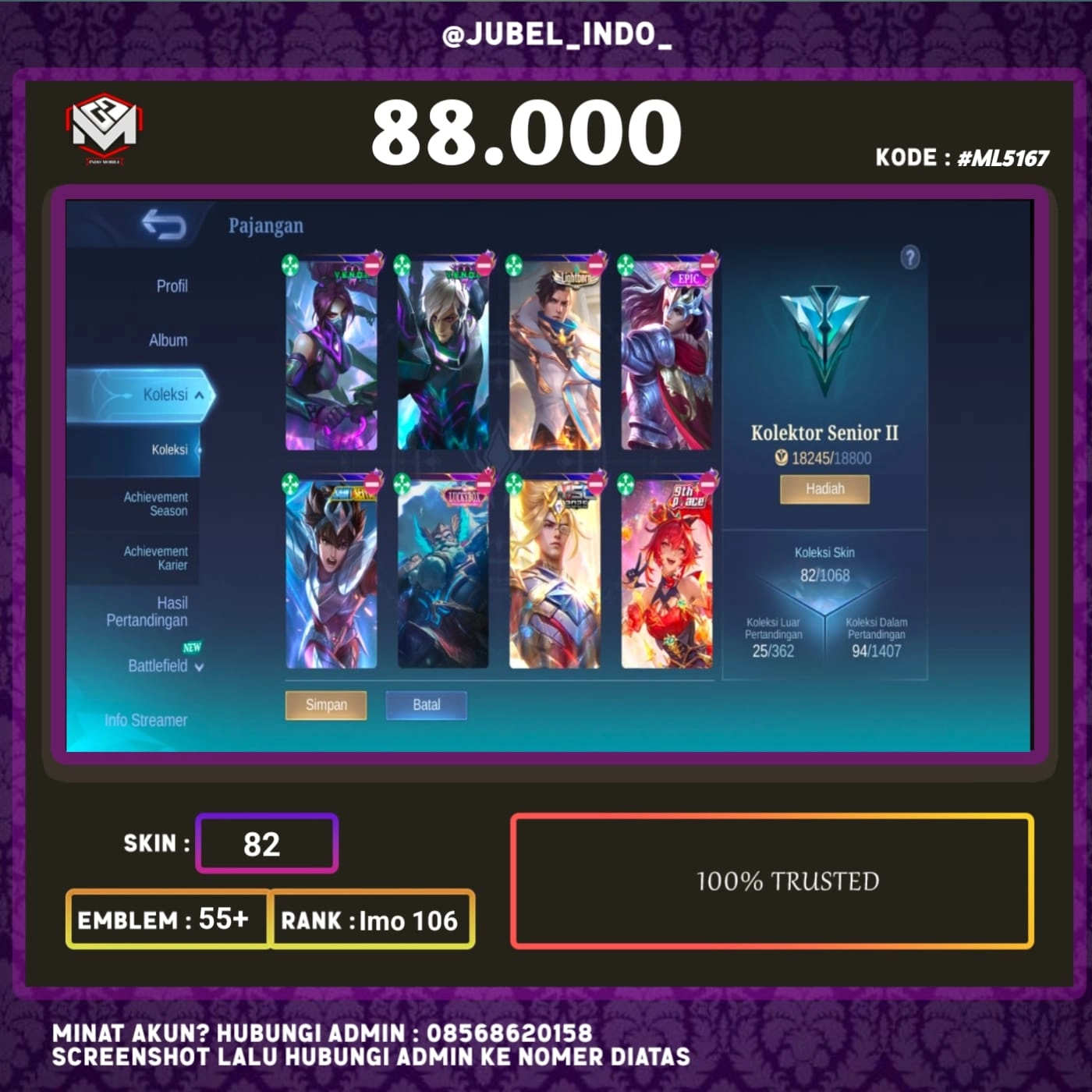 STOK ML #ML5167