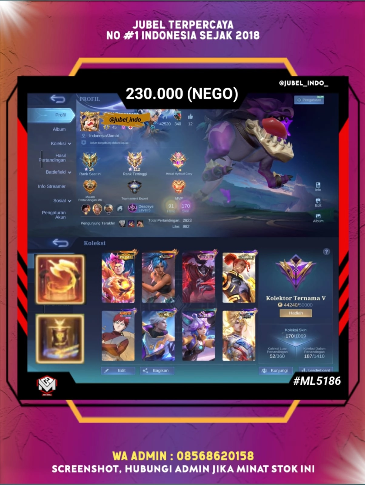 STOK ML #ML5186