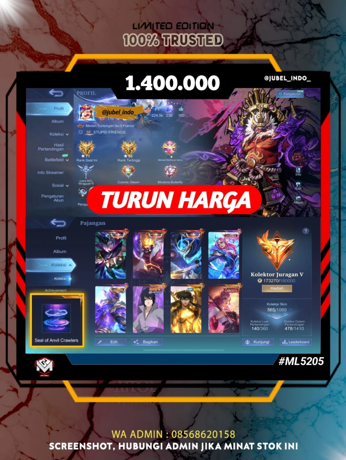 STOK ML #ML5205