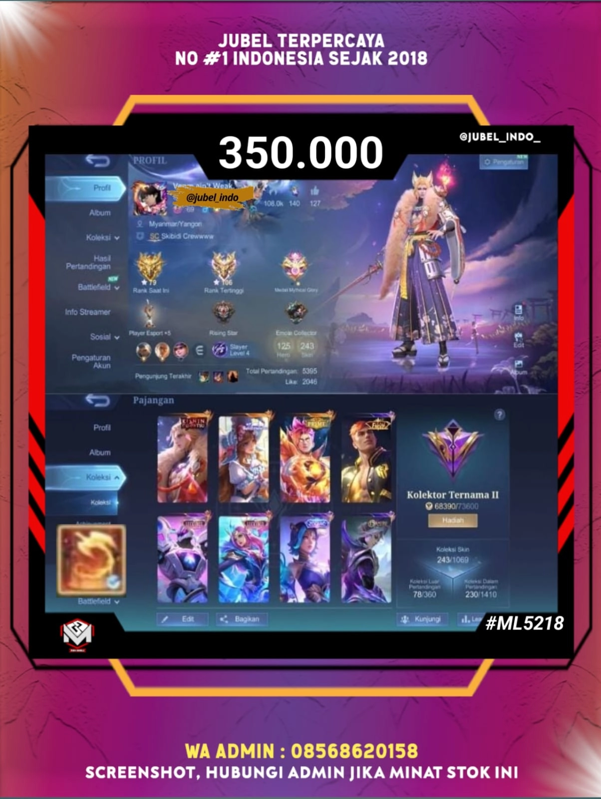 STOK ML #ML5218