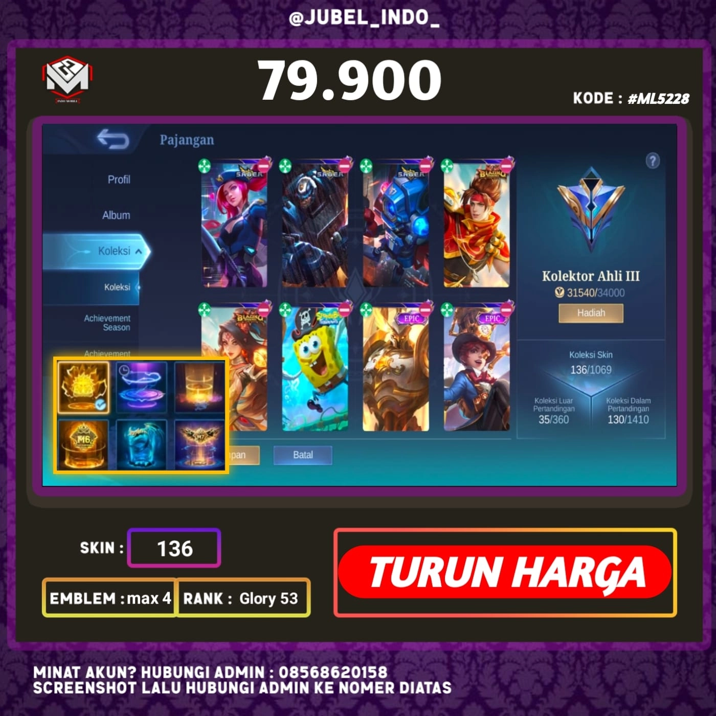 STOK ML #ML5228