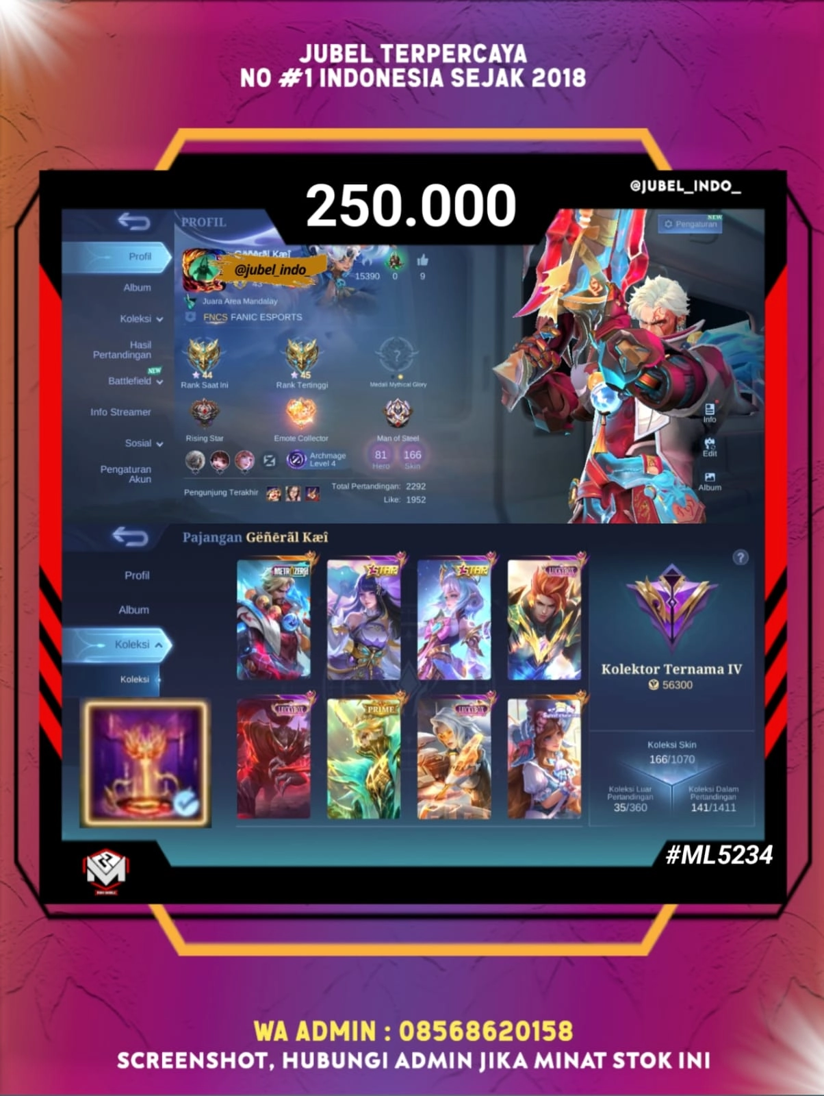 STOK ML #ML5234