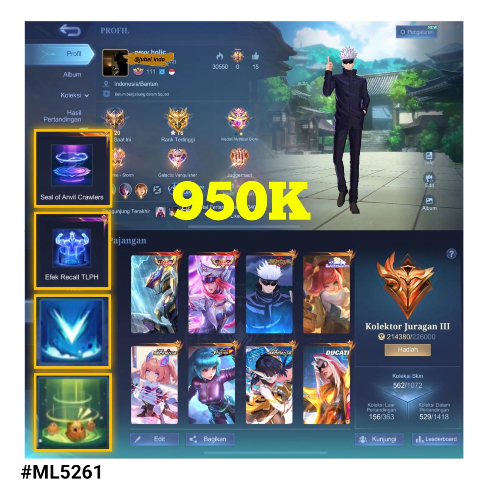 STOK ML #ML5261