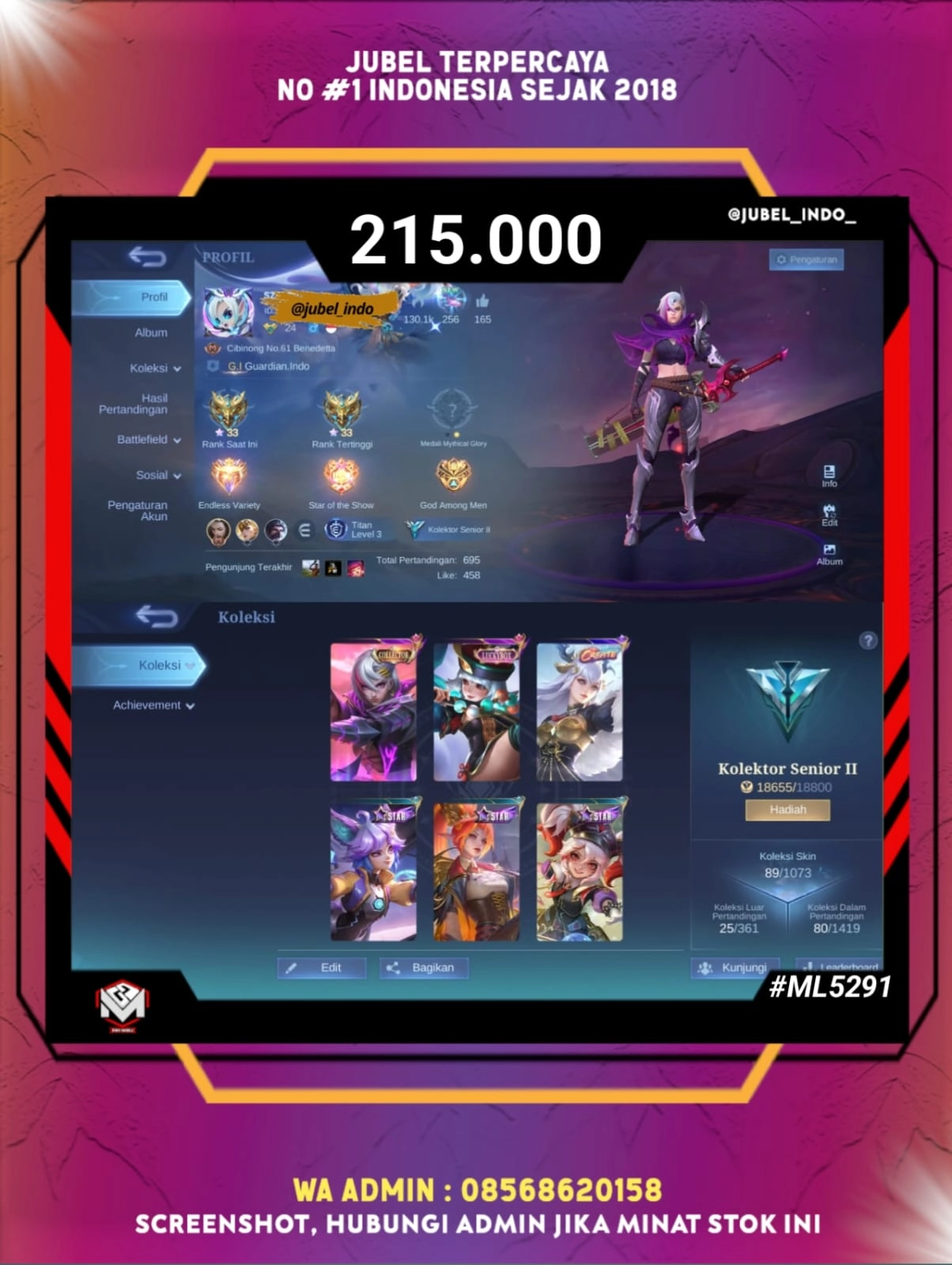 STOK ML #ML5291