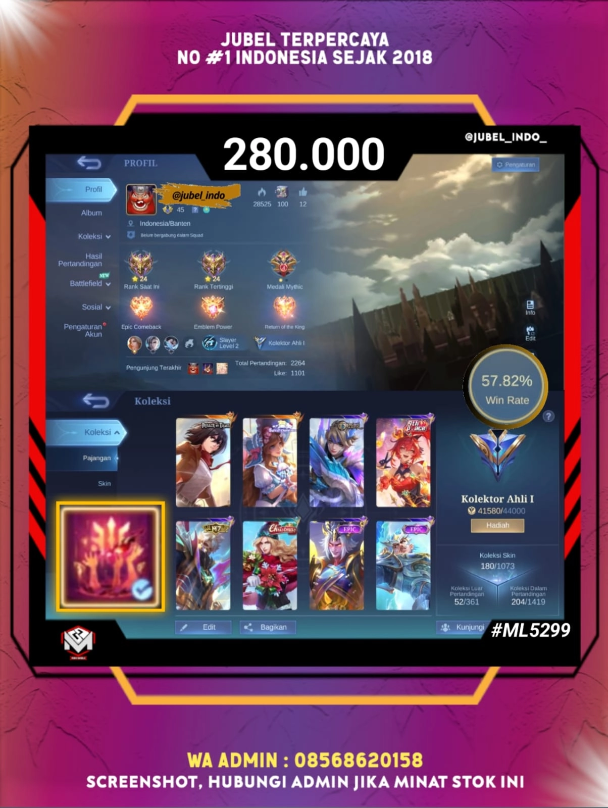 STOK ML #ML5299