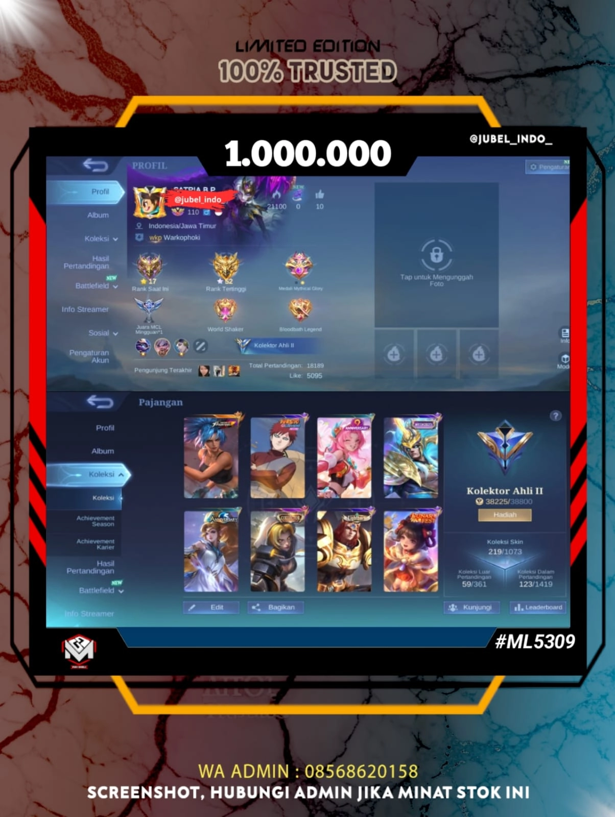 STOK ML #ML5309