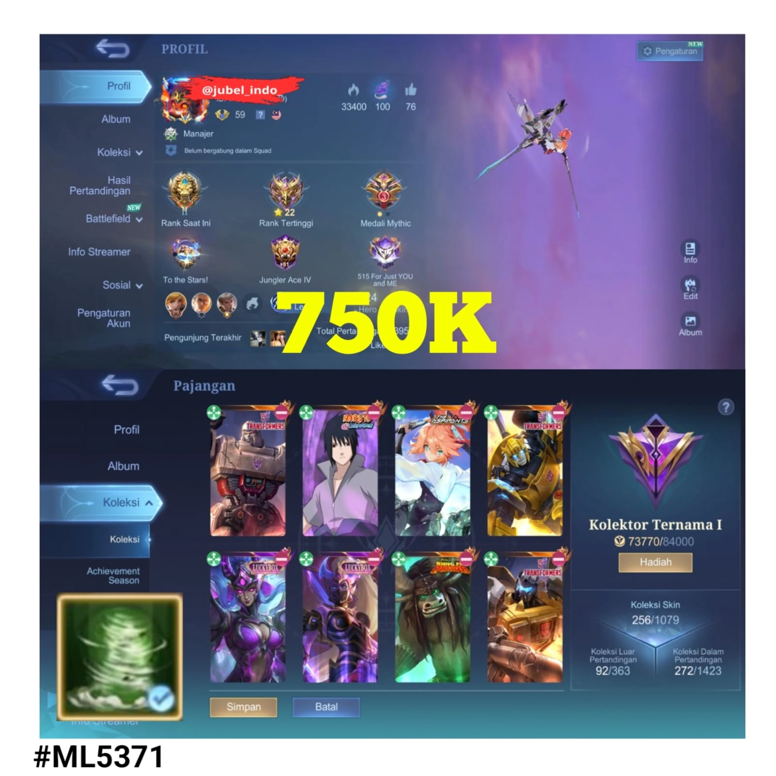 STOK ML #ML5371