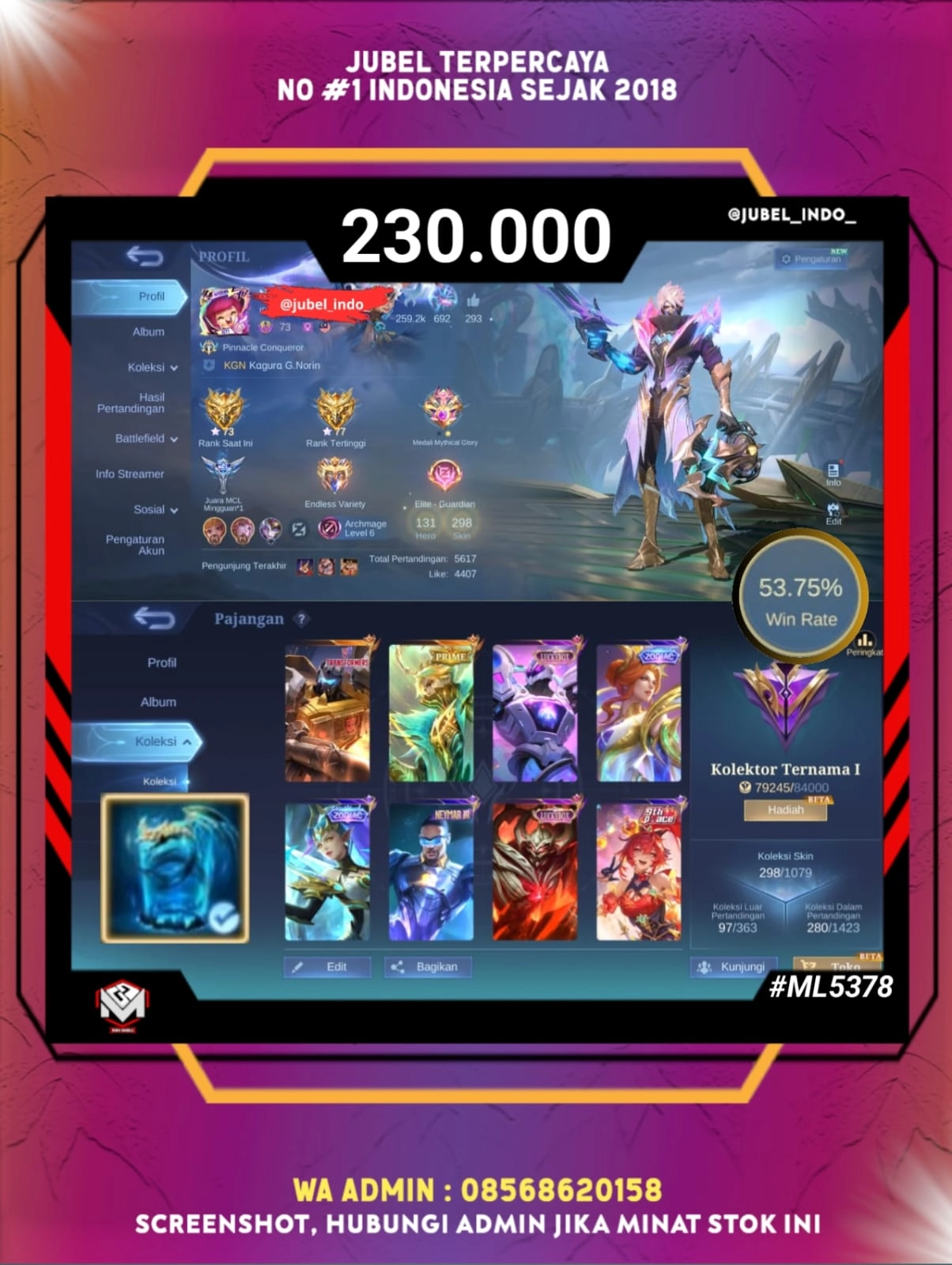 STOK ML #ML5378