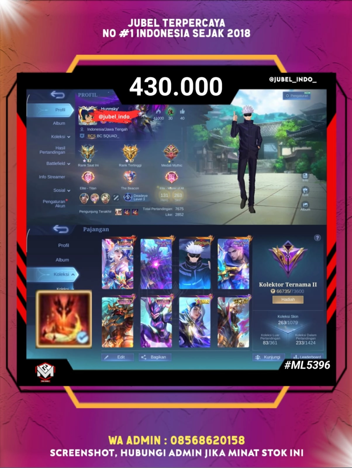 STOK ML #ML5396