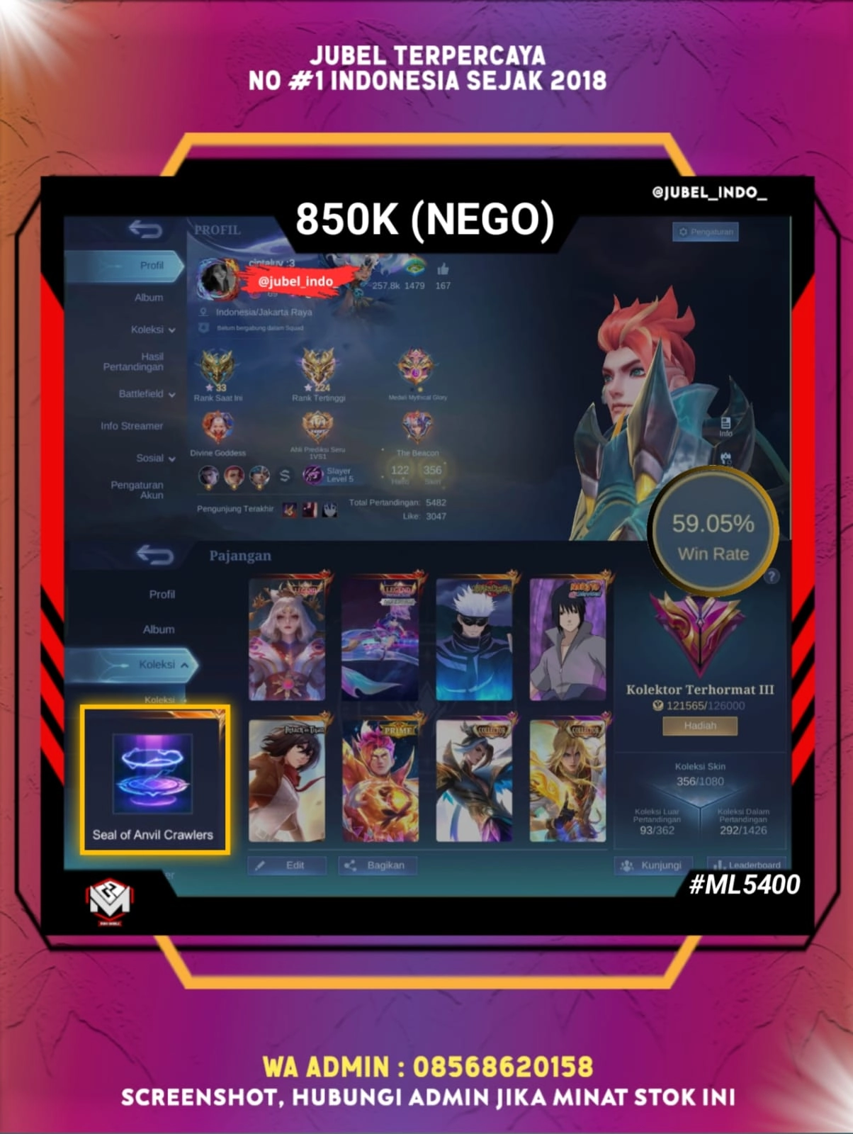 STOK ML #ML5400