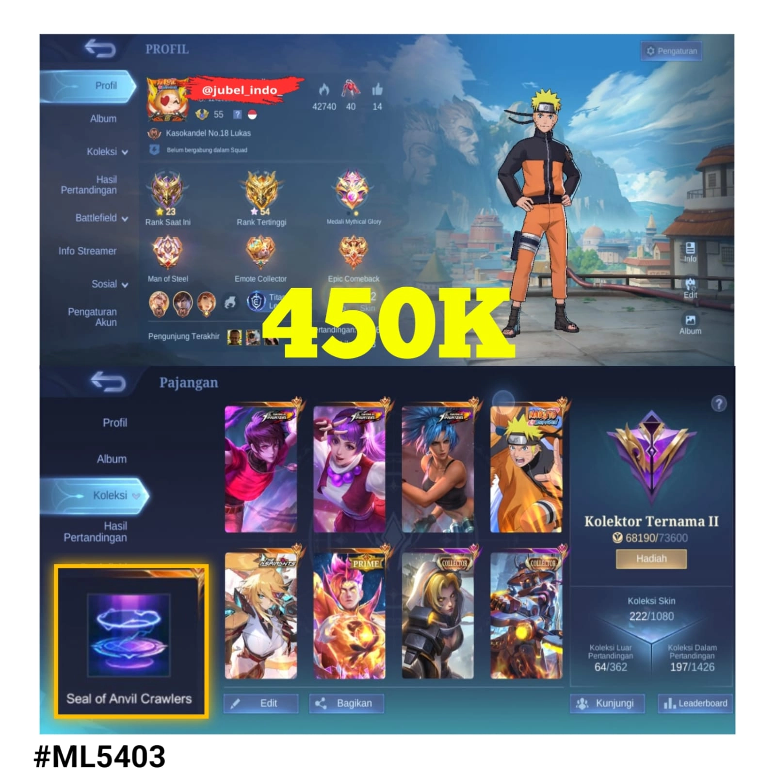 STOK ML #ML5403