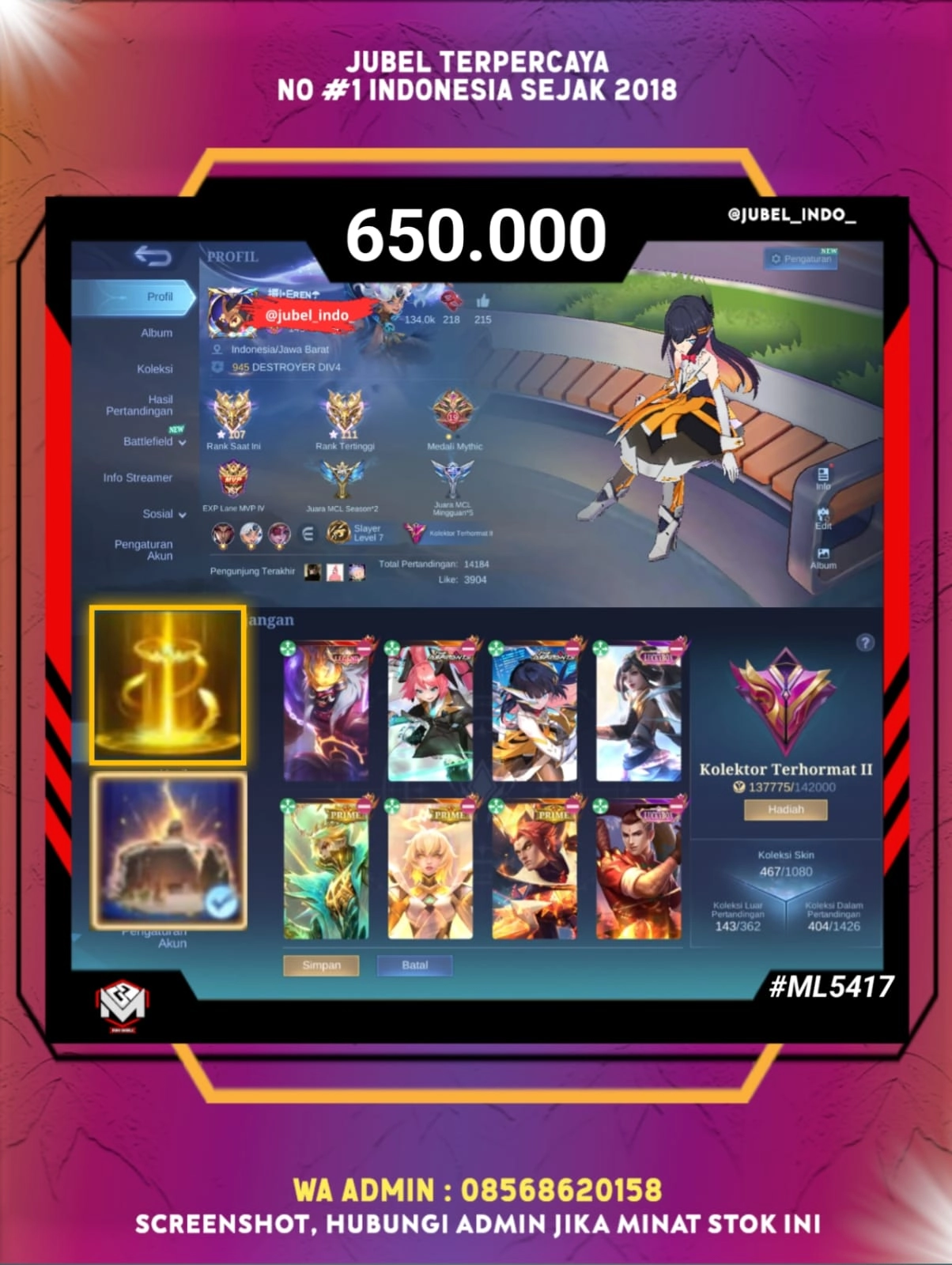 STOK ML #ML5417