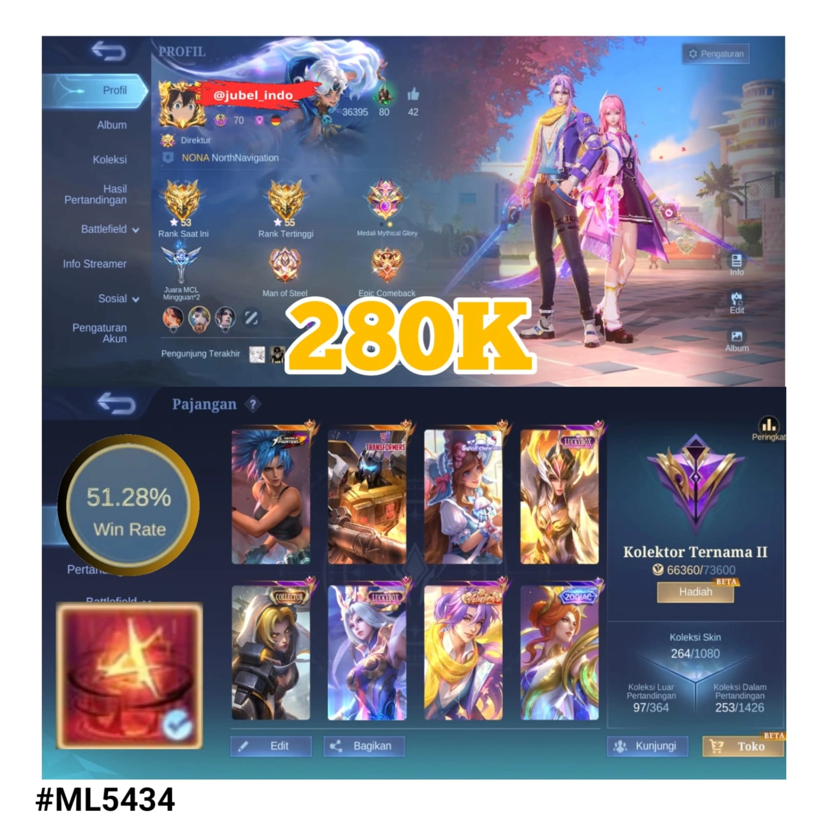 STOK ML #ML5434
