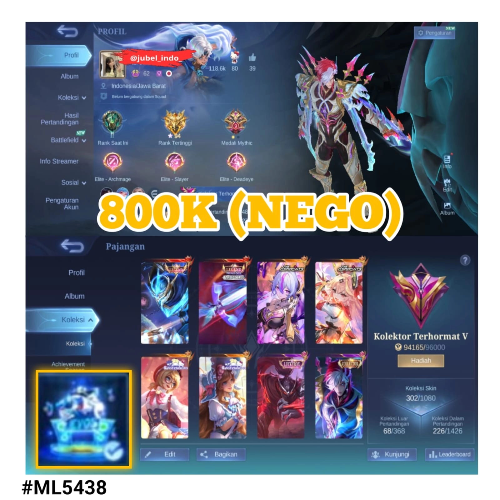 STOK ML #ML5438