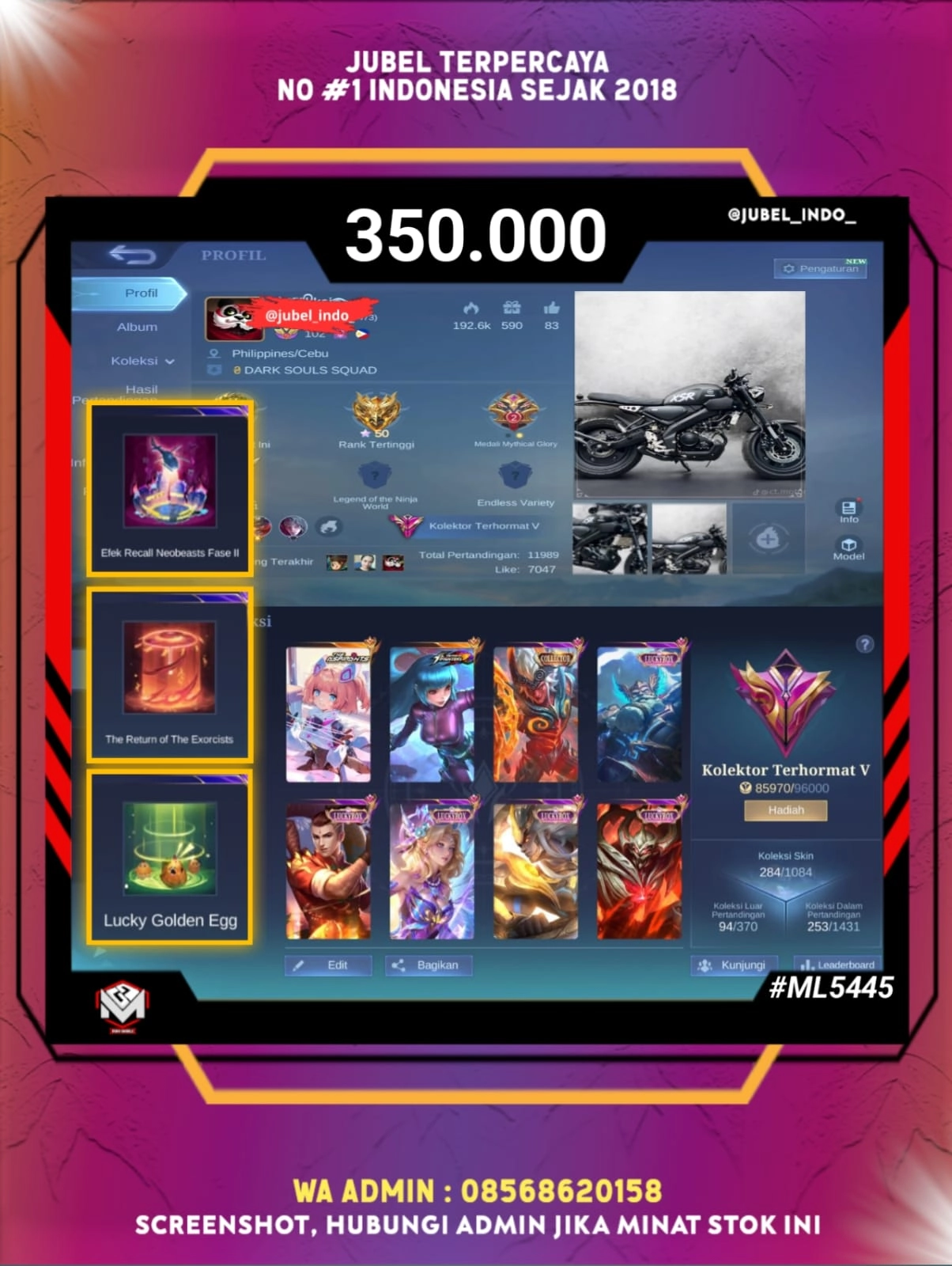 STOK ML #ML5445