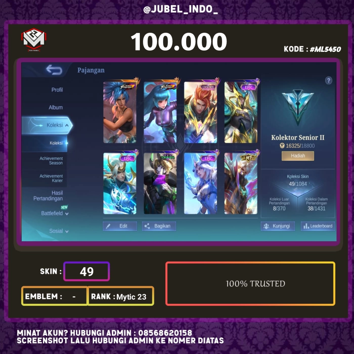 STOK ML #ML5450