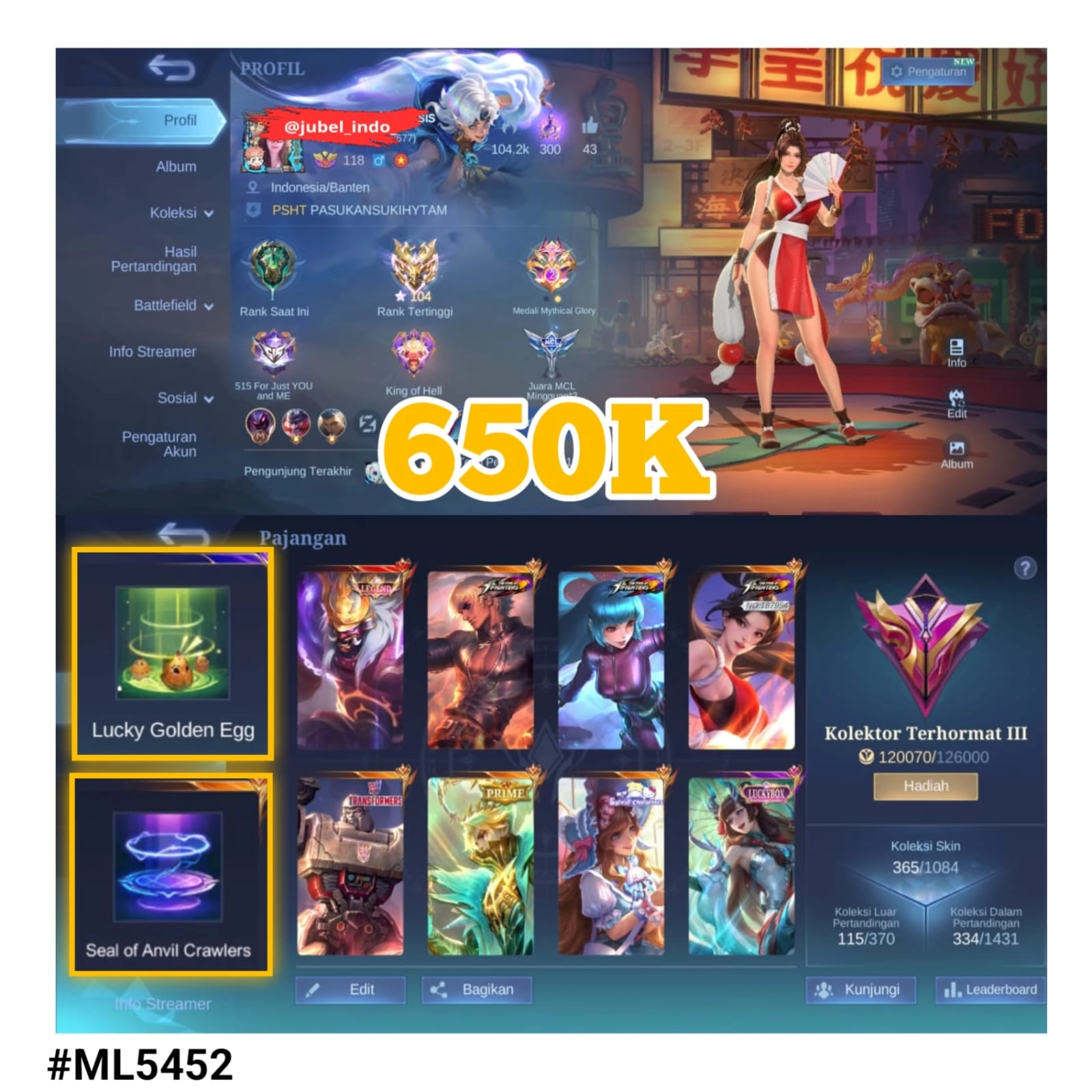 STOK ML #ML5452