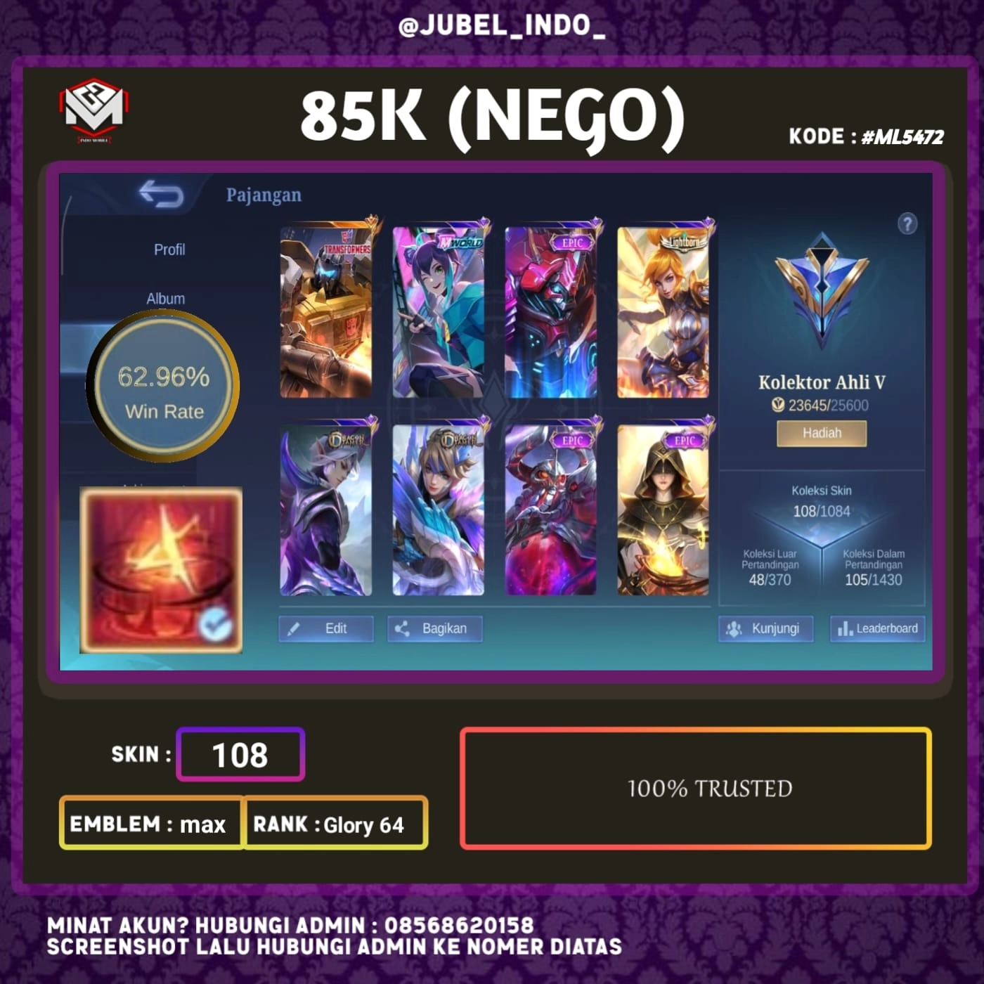 STOK ML #ML5472