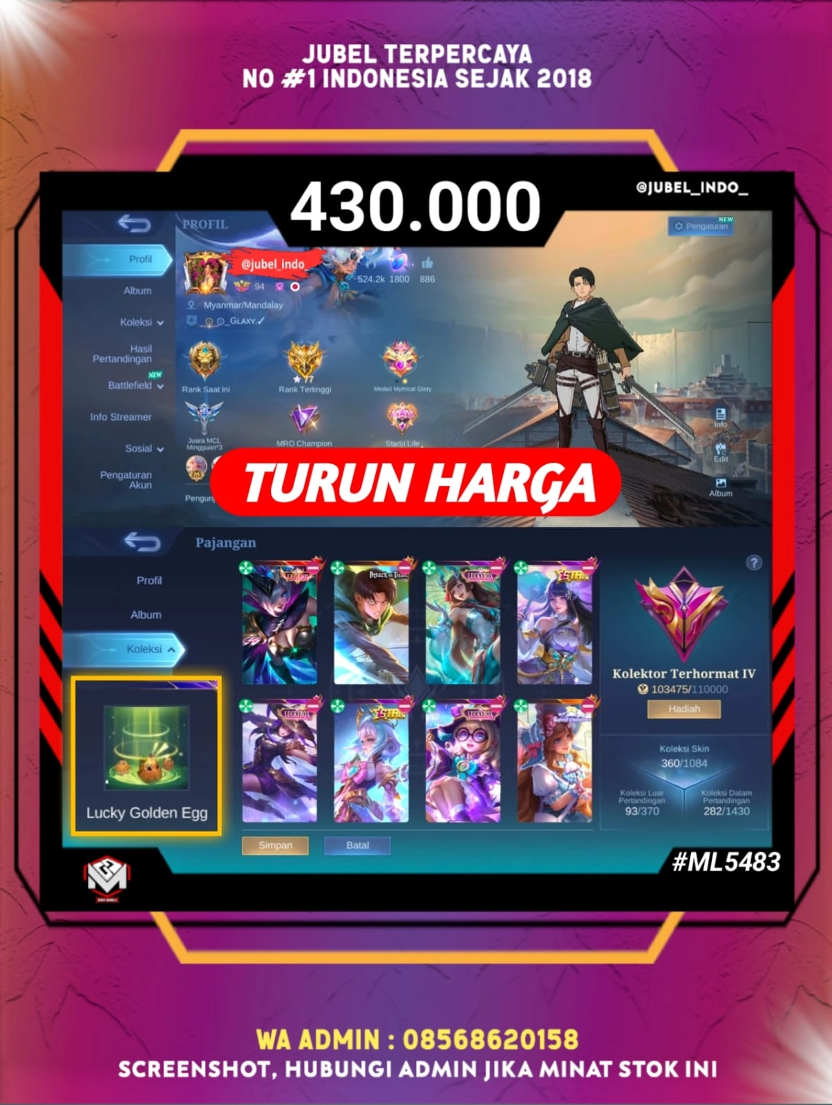 STOK ML #ML5483