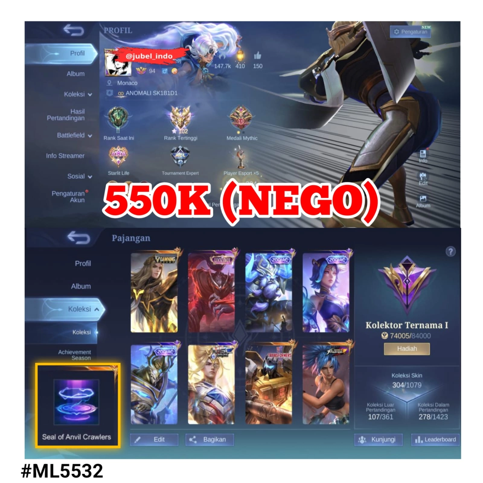 STOK ML #ML5532