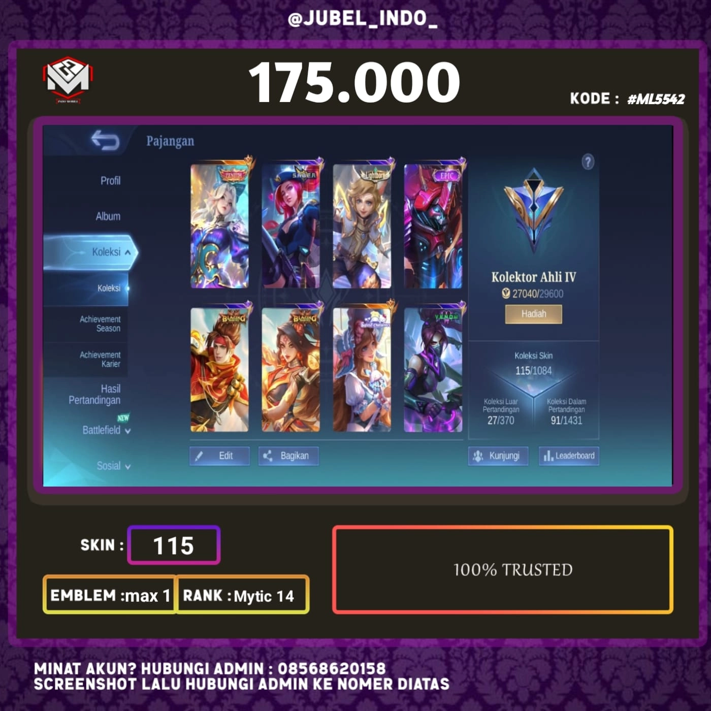 STOK ML #ML5542