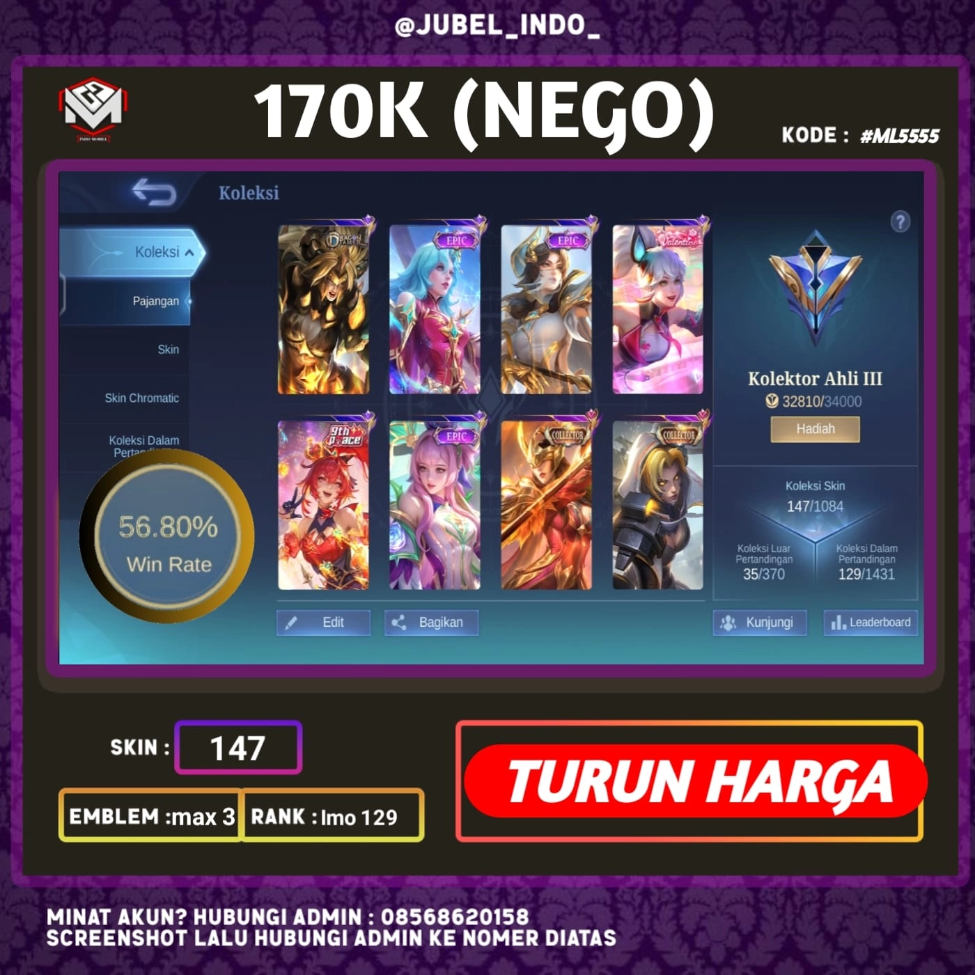 STOK ML #ML5555